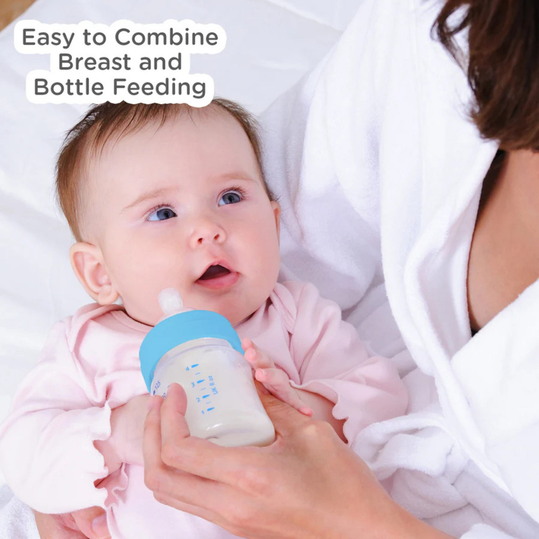 Mee Mee Premium Baby Glass Feeding Bottle (50 ml,)