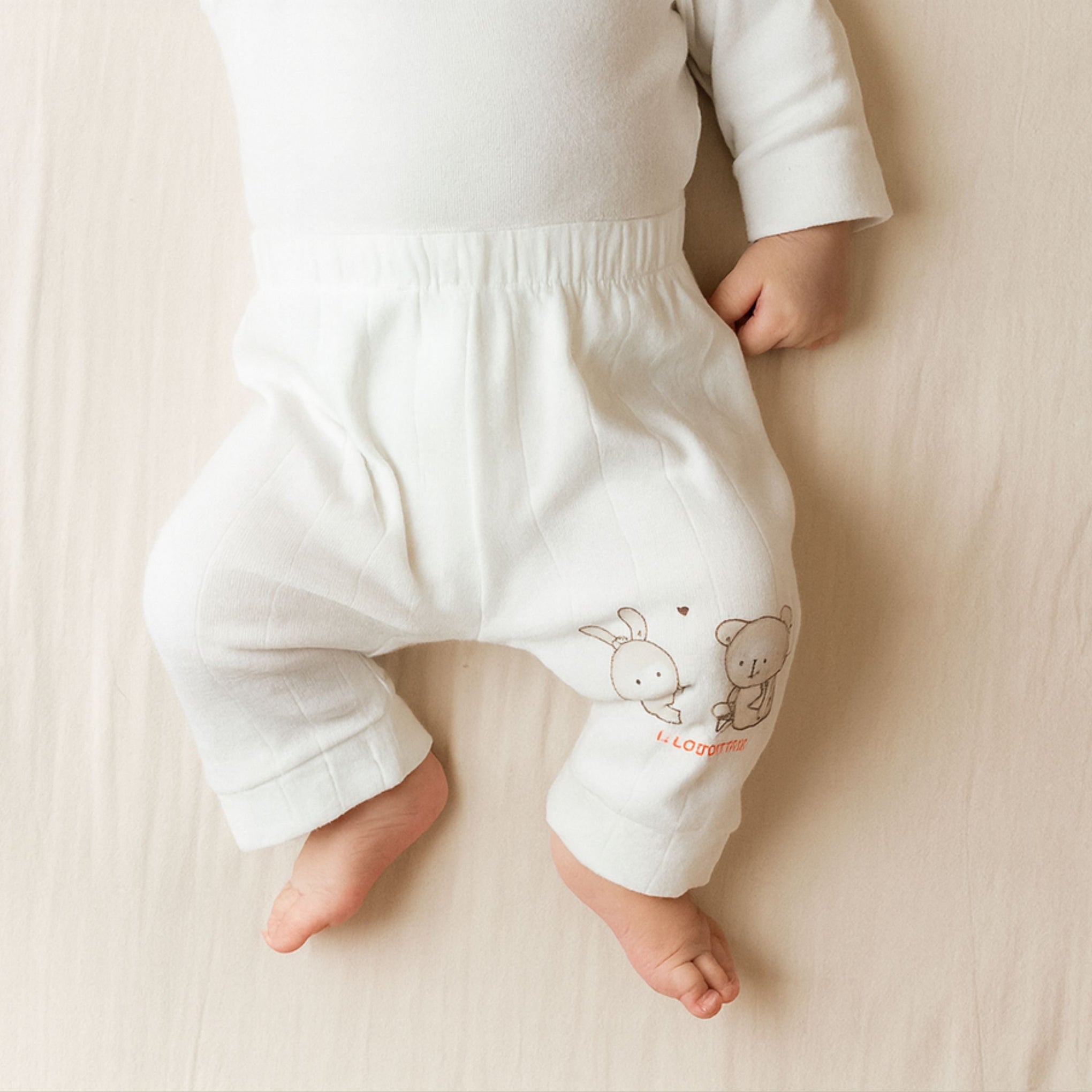 Premium Newborn Baby Cotton Leggings – Ultra-Soft Ribbed Pants with Cute Prints | Newborn | Unisex Infant Wear (Pack of 3)