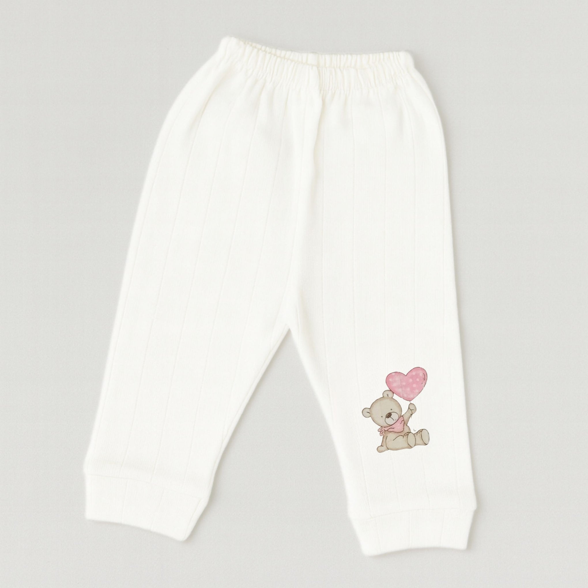 Newborn Baby Cotton Leggings – Ultra-Soft Ribbed Pants with Cute Prints | New born | Unisex Infant Wear (Pack of 3)