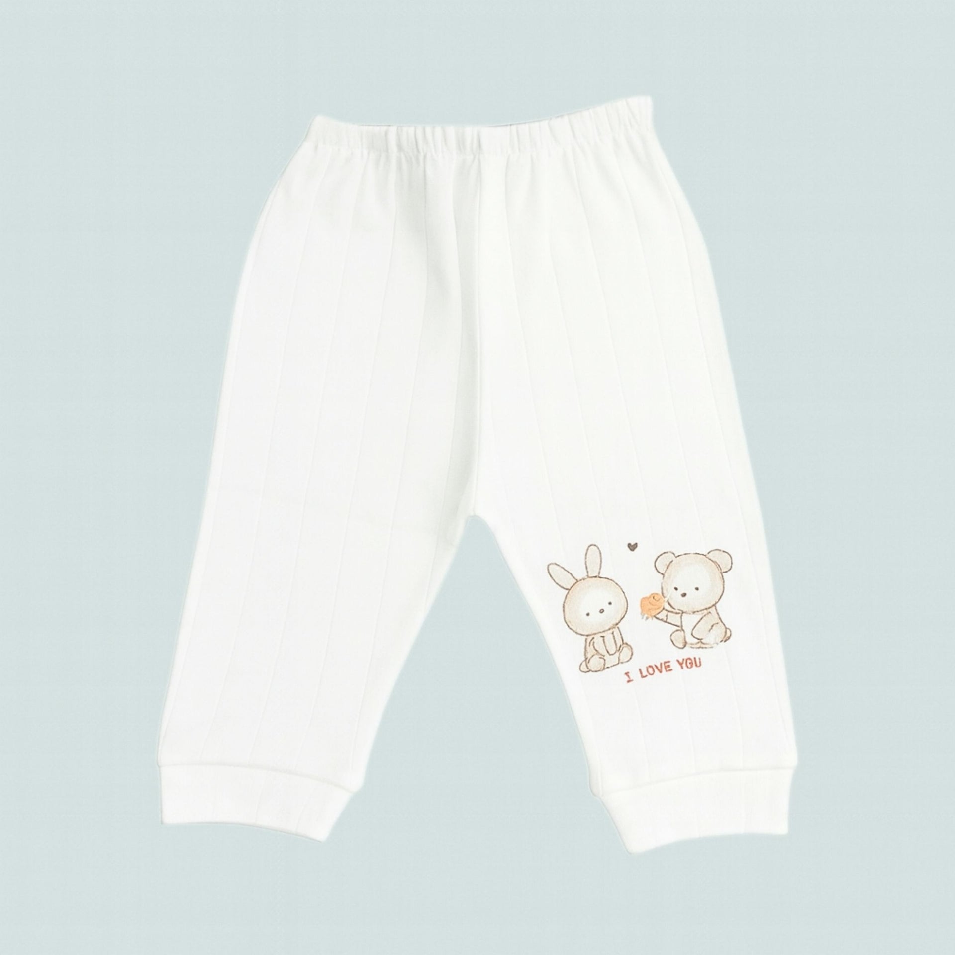 Premium Newborn Baby Cotton Leggings – Ultra-Soft Ribbed Pants with Cute Prints | Newborn | Unisex Infant Wear (Pack of 3)
