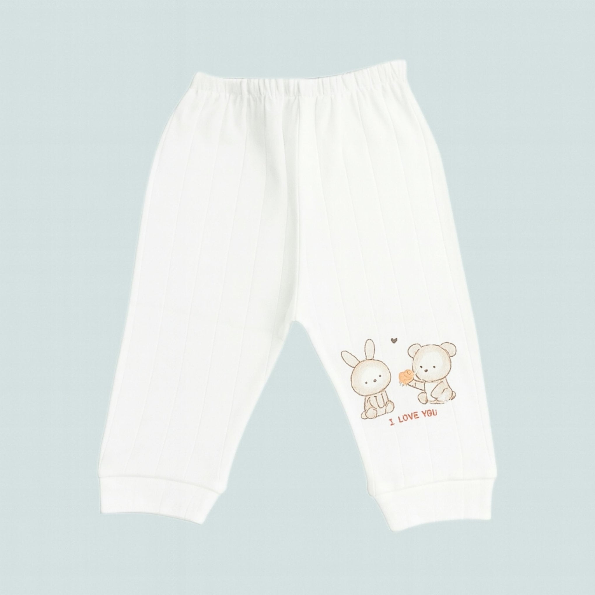 Premium Newborn Baby Cotton Leggings – Ultra-Soft Ribbed Pants with Cute Prints | Newborn | Unisex Infant Wear (Pack of 3)