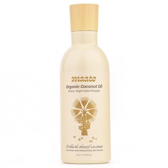 Maate Baby Organic Coconut Oil (200 ml)  | for Baby Body Massage & Hair Care | Baby Hair Oil 0-12 Years | Nourishes & Moisturise