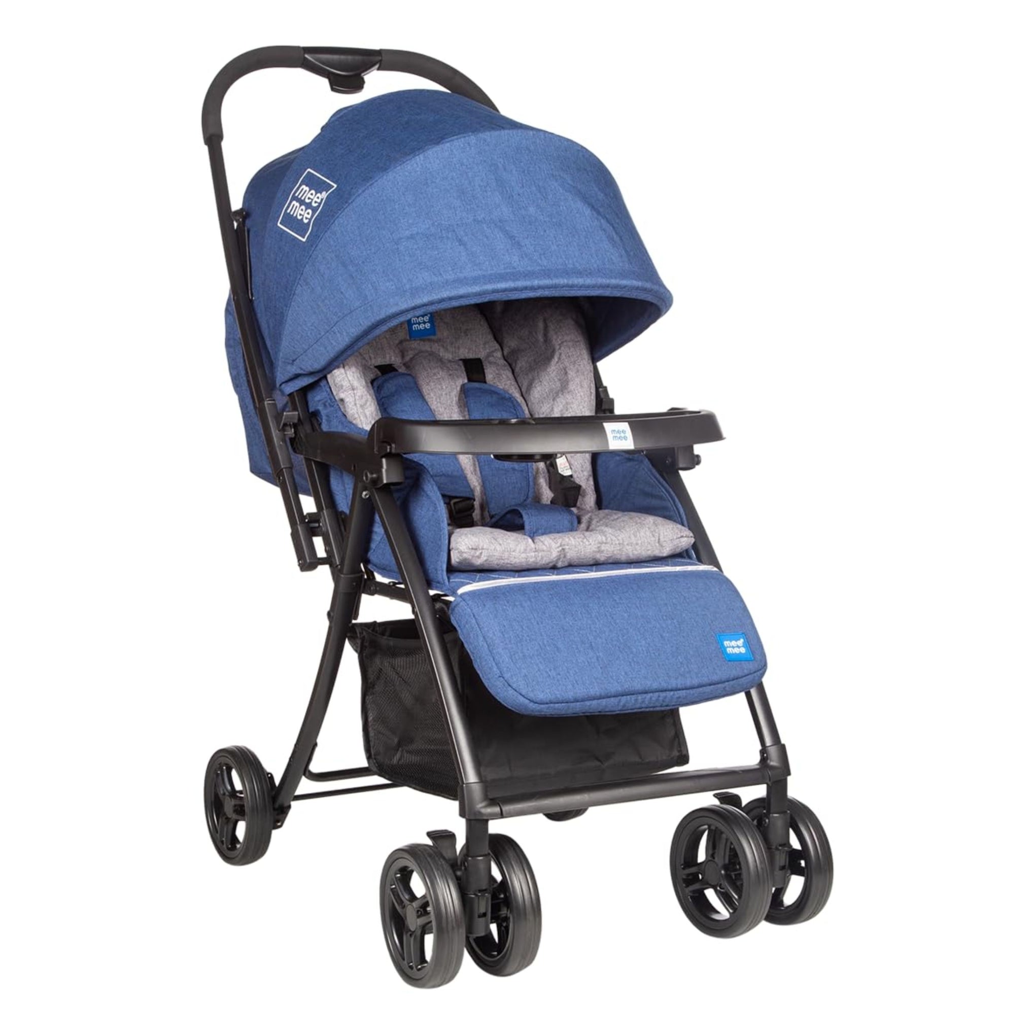 Mee Mee Easy to Push Baby Stroller Pram with Quick One Hand Folding