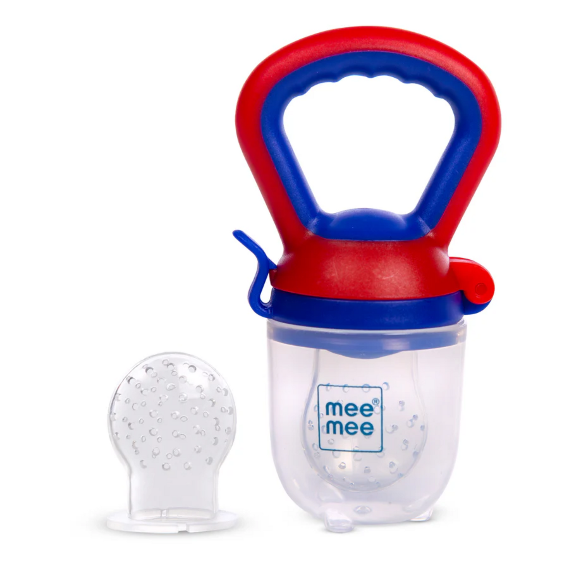 Mee Mee Fruit & Food Nutritional Feeder with Silicone Sack(Red)