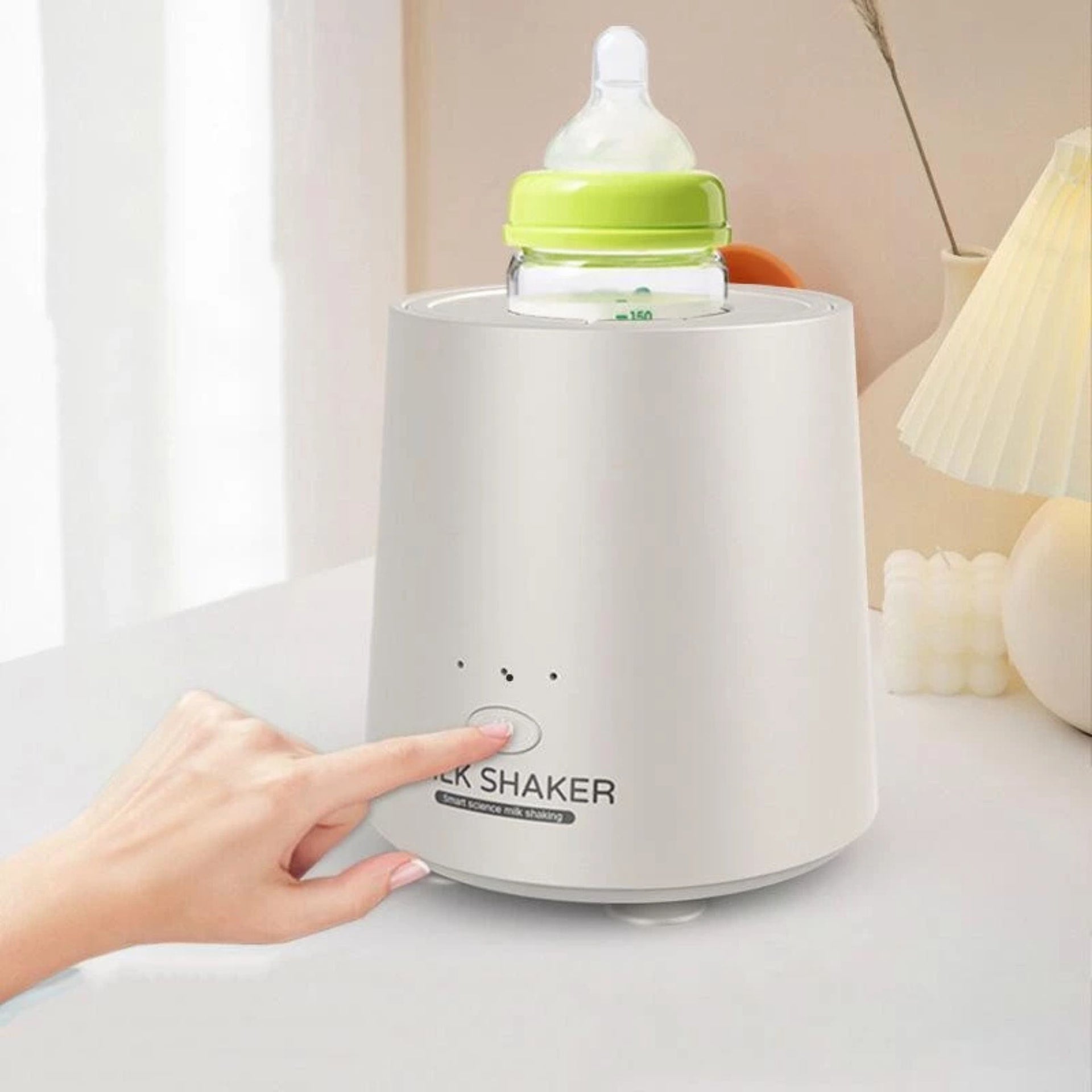 SMILE BABY Baby Bottle Shaker,Infant Bottle Mixer, Electric Automatic Infant Bottle Shaker, USB Charging Baby Milk Bottle Shaker In 2 Colors