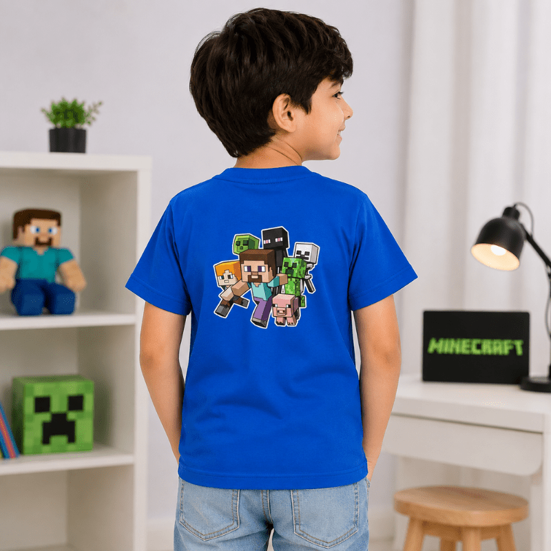 Minecraft Graphic T-Shirt for Boys - SKETCH - SMILE BABY