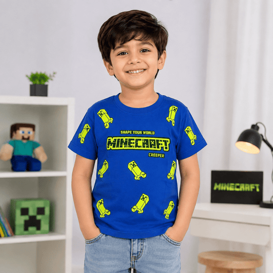 Minecraft Graphic T-Shirt for Boys - SKETCH - SMILE BABY