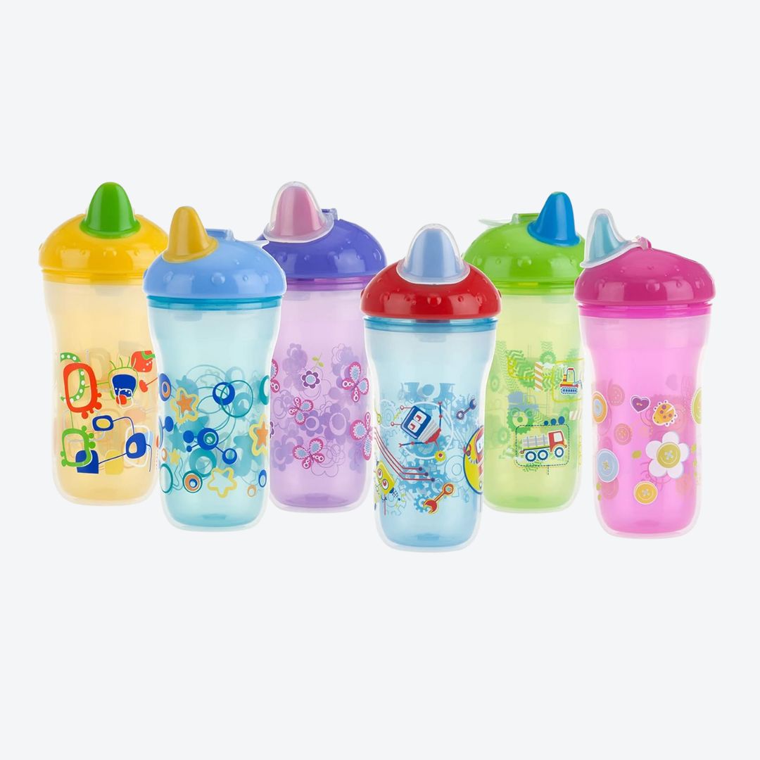 Nuby Insulated Soft Sipper Spout 270ml (Blue)
