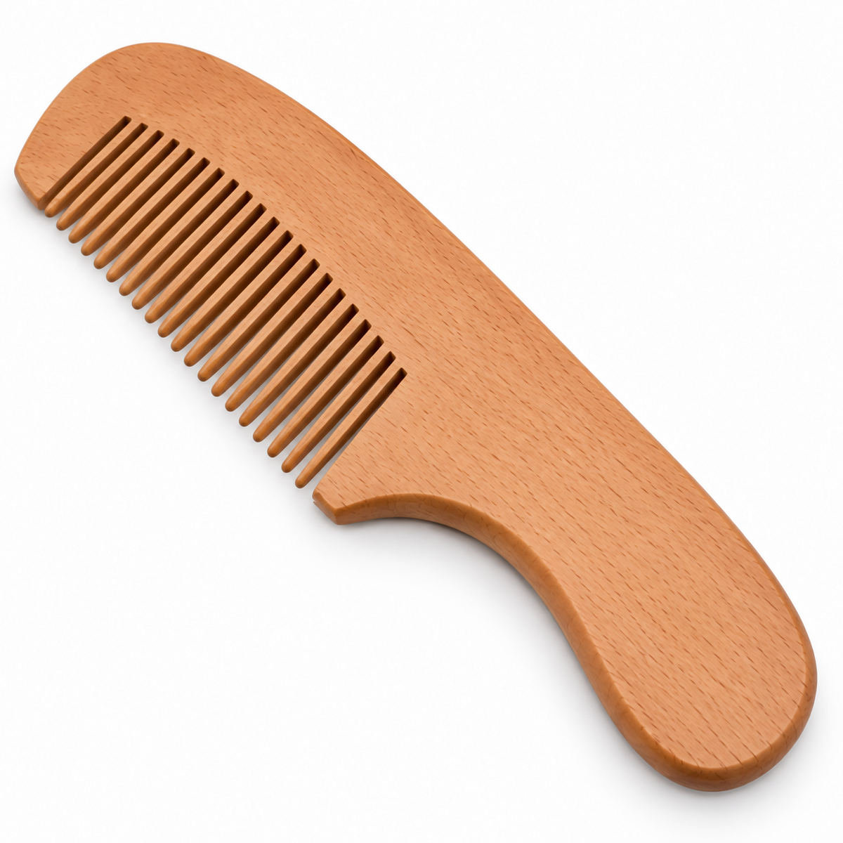 Only Baby Wooden Comb fine rounded teeth