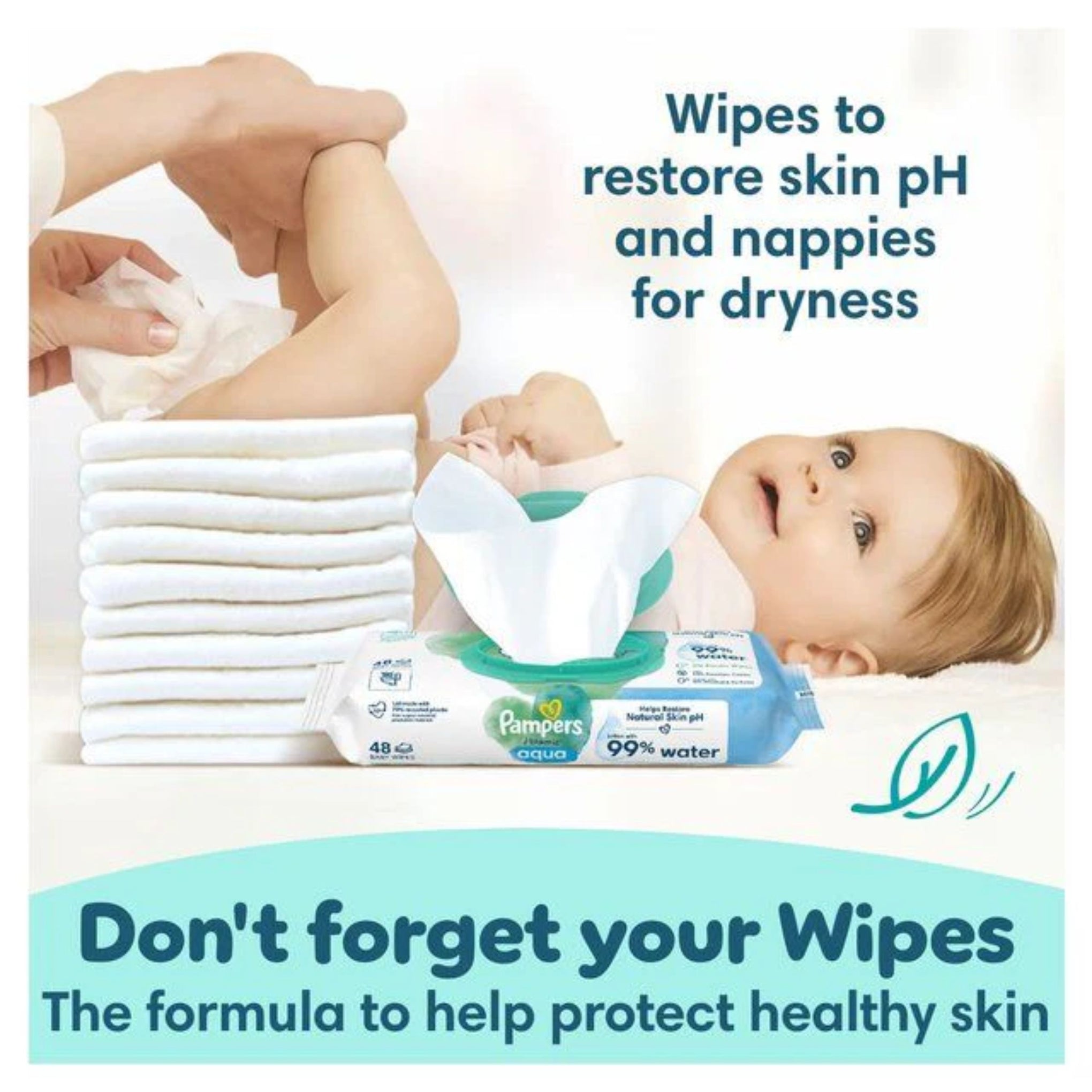 Pampers premium protector new baby | skin comfort for New Baby | ultra soft , up to a 100% leck - free night | Size 1, 50-Count