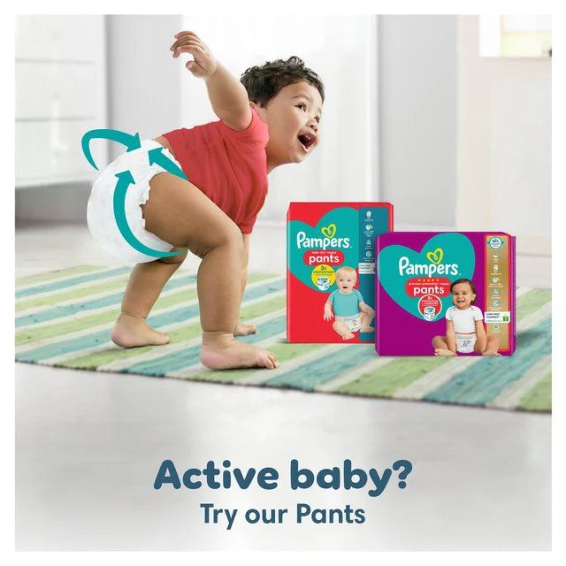 Pampers premium protector new baby | skin comfort for New Baby | ultra soft , up to a 100% leck - free night | Size 1, 50-Count