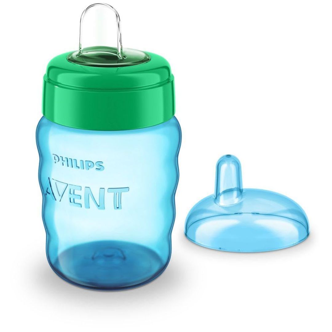 Philips Avent Silicone Classic Spout Cup Without Handle Green/Blue | 260ml