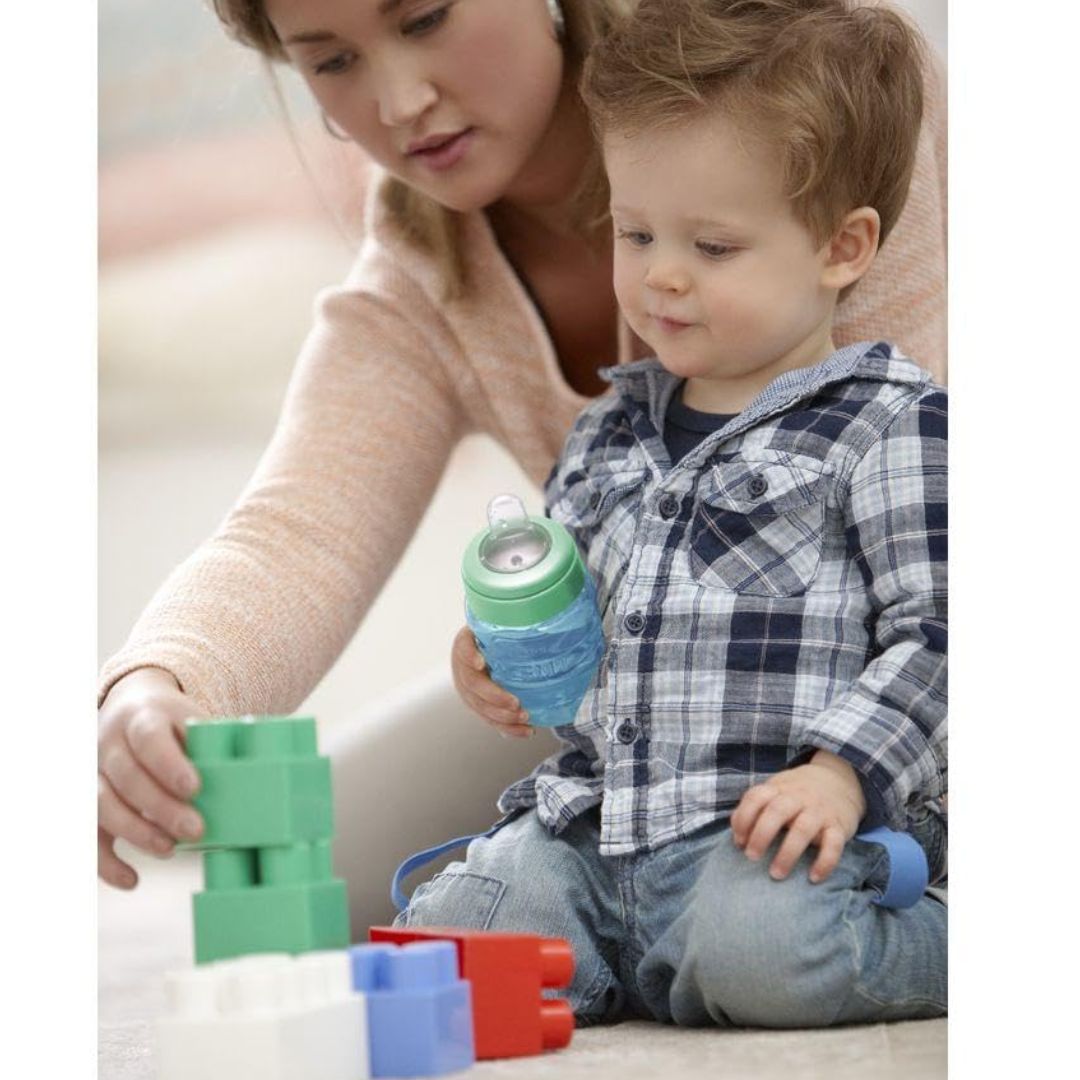 Philips Avent Silicone Classic Spout Cup Without Handle Green/Blue | 260ml