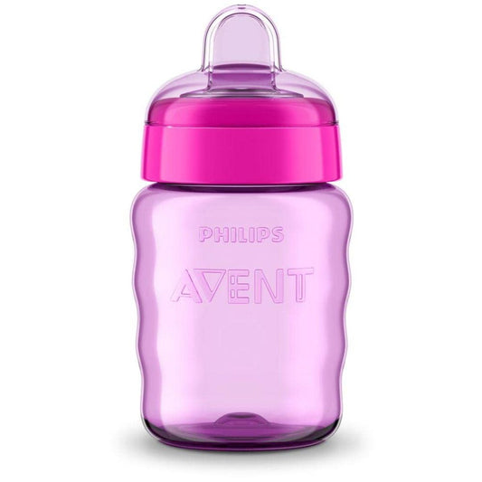 Philips Avent Silicone Classic Spout Cup Without Handle | Pink/Purple | 260ml