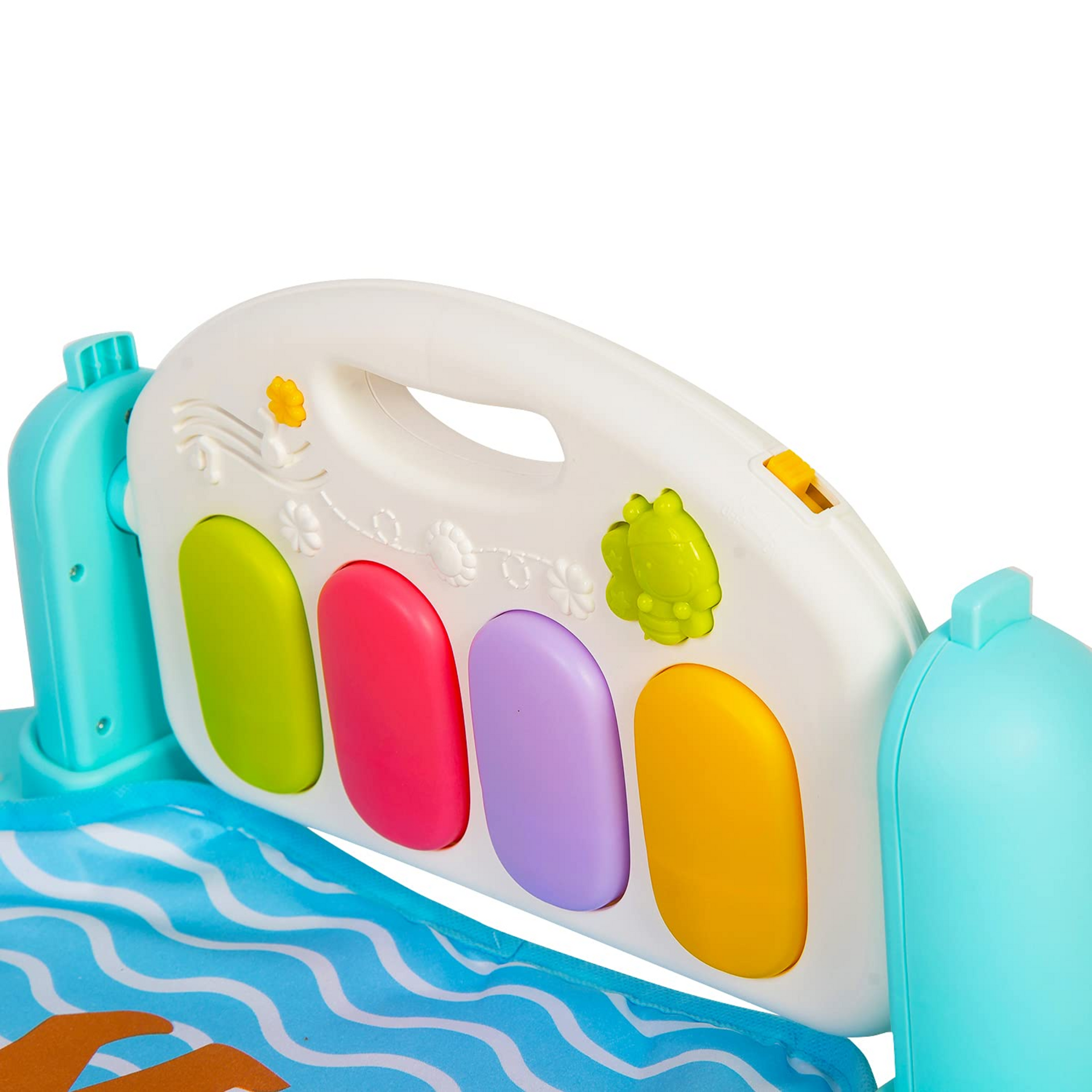 Smile Baby Piano Activity Gym | Floor Kick and Activity Center with Music Sounds Toys | Bedding Set Crawling Mat | Play Piano Fitness Center , 0-18 Months