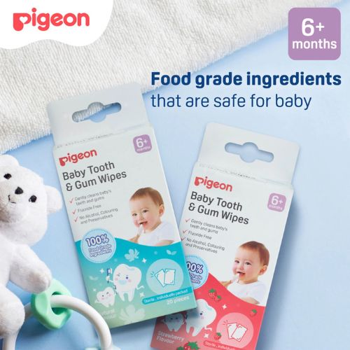Baby Tooth & Gum Wipes (GRAPE, NATURAL, STB) 20S