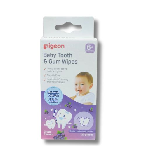 Baby Tooth & Gum Wipes (GRAPE, NATURAL, STB) 20S
