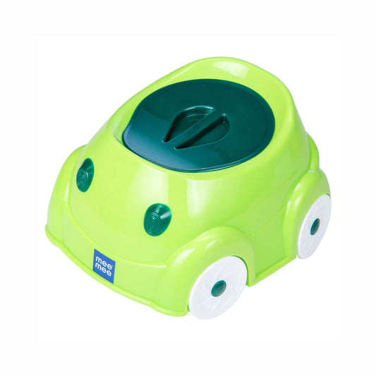 Mee Mee 2 in 1 Potty Chair & Baby Seat | Easy to Clean Potty with Cover | Car Potty with Storage (Green)