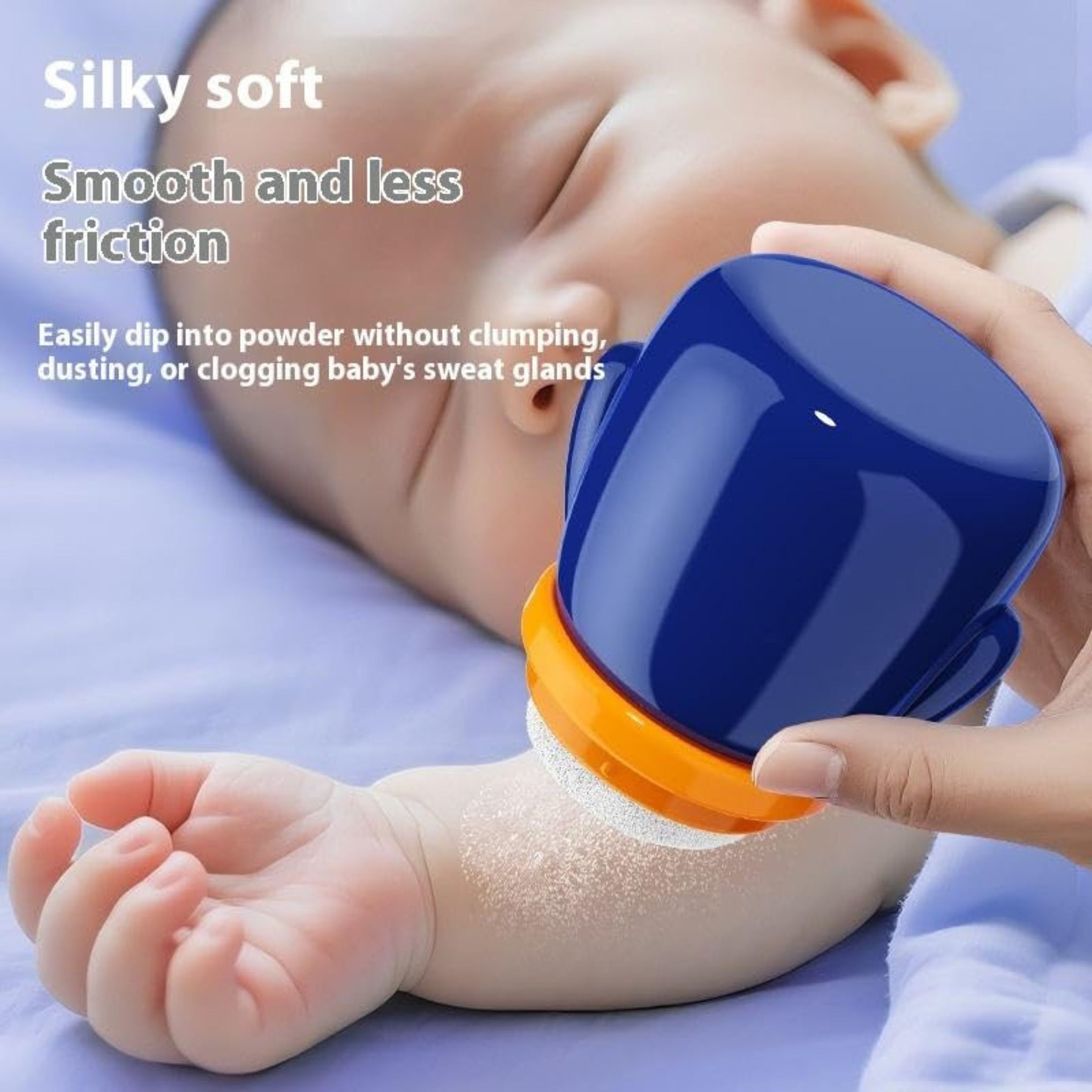 Smile Baby Pig-Shaped Powder Puff | Cute & Gentle Baby Powder Applicator