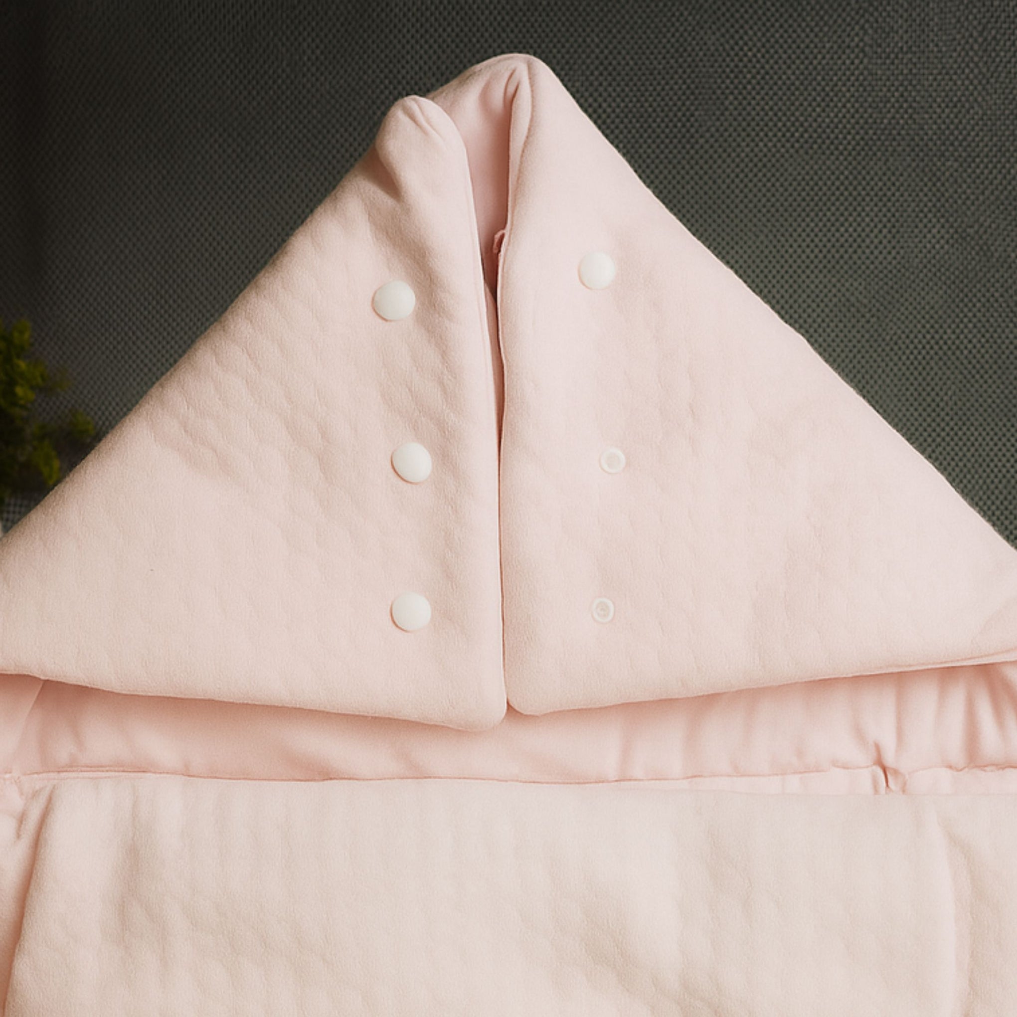 SMILE BABY Soft Sky Blue , pink & cream color's Baby Sleeping Bag – Quilted Cotton | Hooded Wrap with Teddy Bear Embroidery | Newborn to 6 Months | Cozy & Breathable