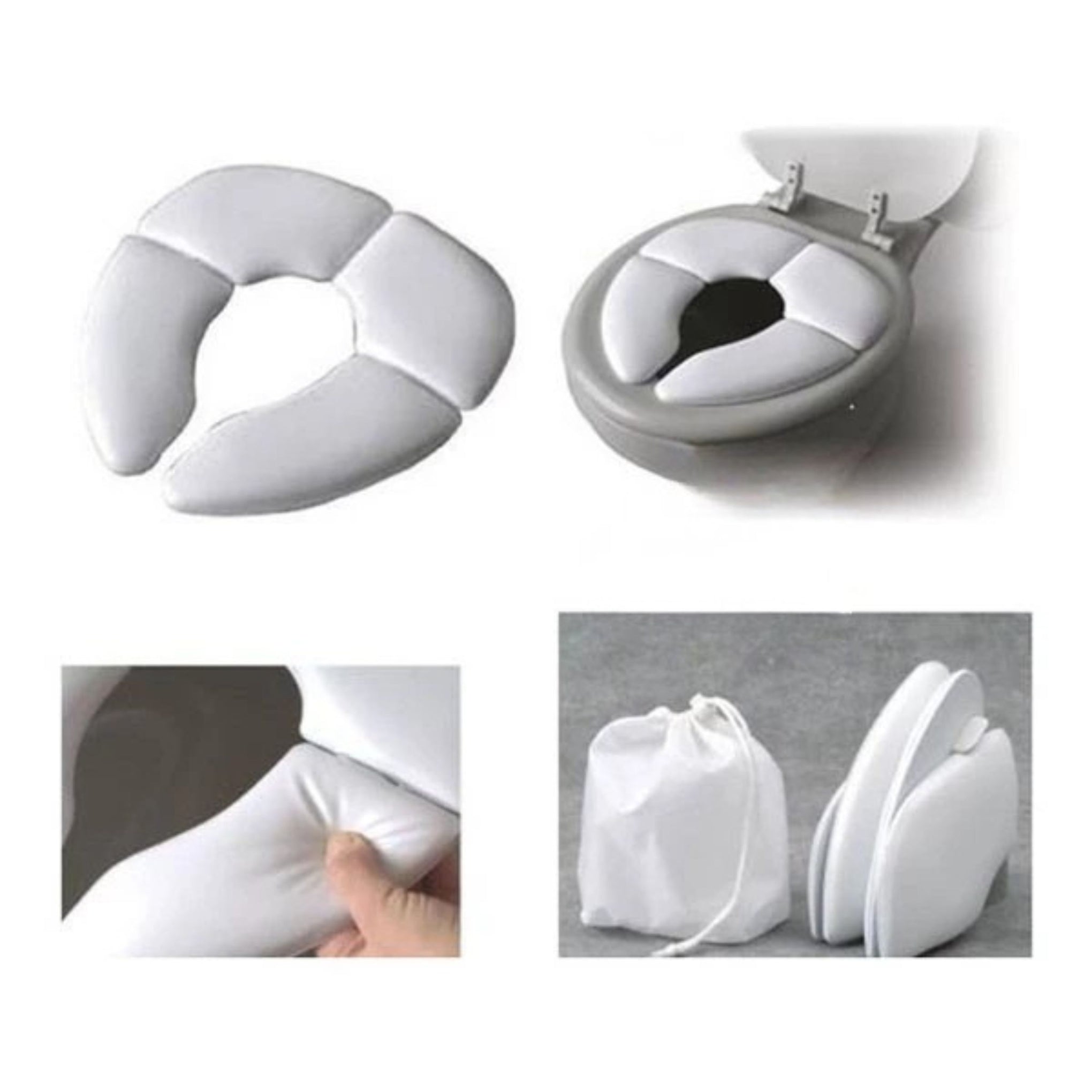 Smile Baby Disney Princess Soft Foldable Potty Seat for Kids – Cushioned Toilet Training Seat with Pink Princess Design (Multicolor)