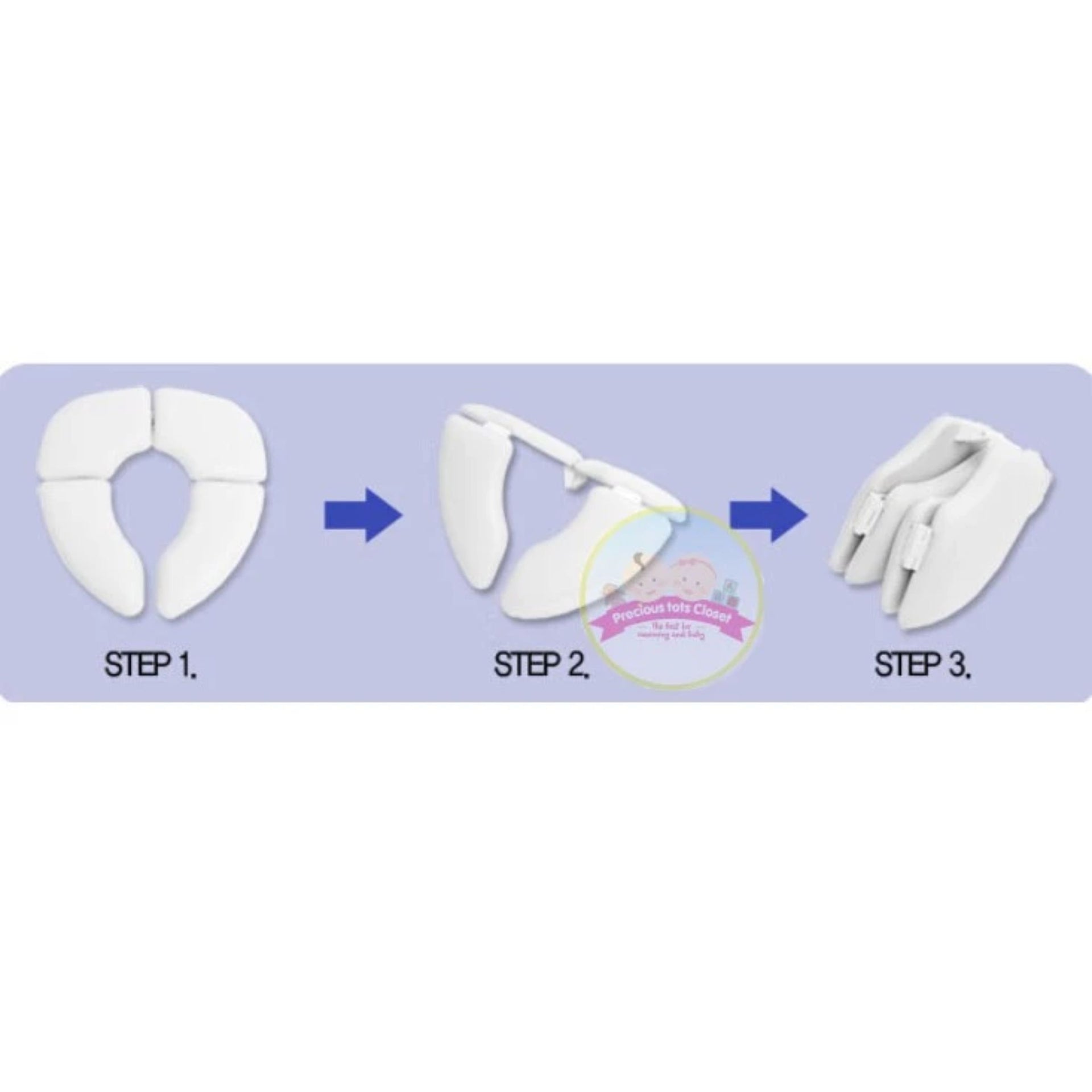 Smile Baby Disney Princess Soft Foldable Potty Seat for Kids – Cushioned Toilet Training Seat with Pink Princess Design (Multicolor)