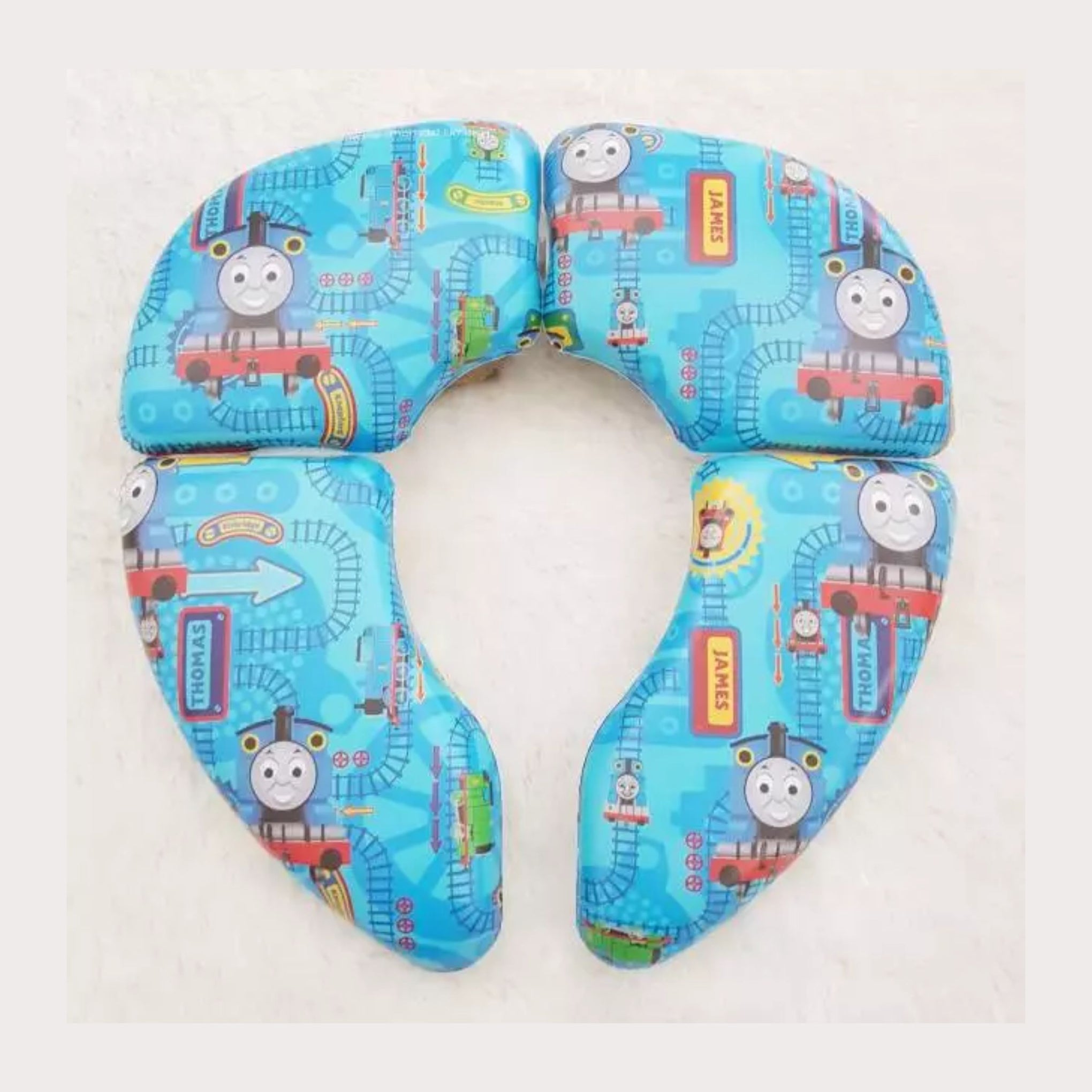 Smile Baby Thomas & Friends Soft Foldable Potty Seat for Kids – Cushioned Toilet Training Seat with Cartoon Design (Blue)