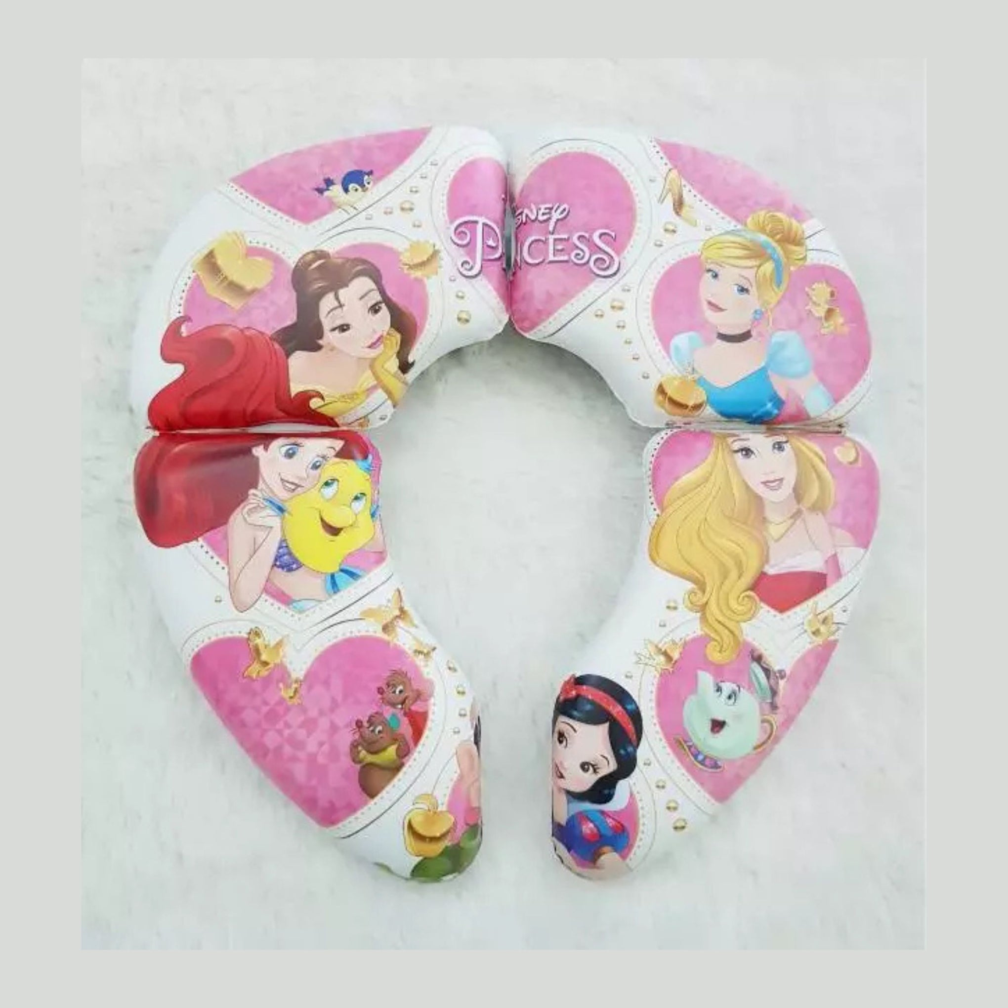 Smile Baby Disney Princess Soft Foldable Potty Seat for Kids – Cushioned Toilet Training Seat with Pink Princess Design (Multicolor)