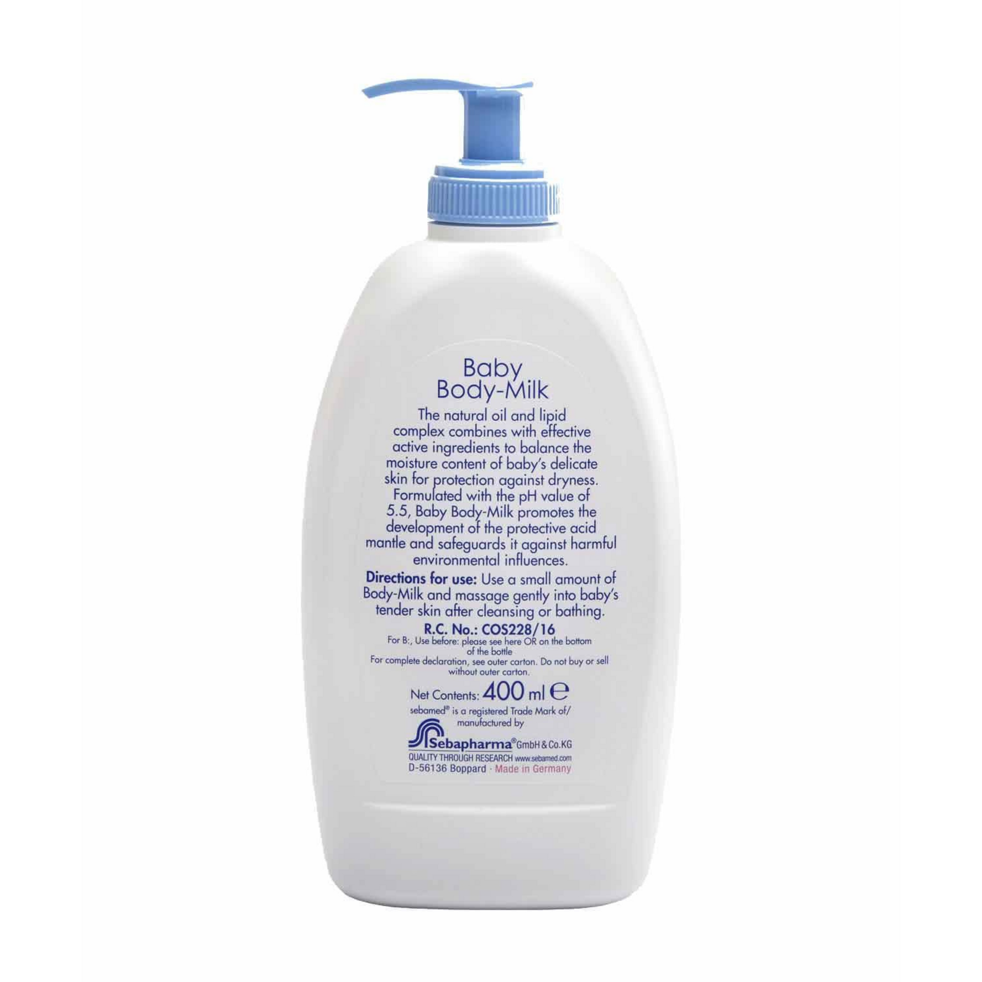 Sebamed Baby Body Milk |pH 5.5|Ideal for dry skin|Daily moisturisation|