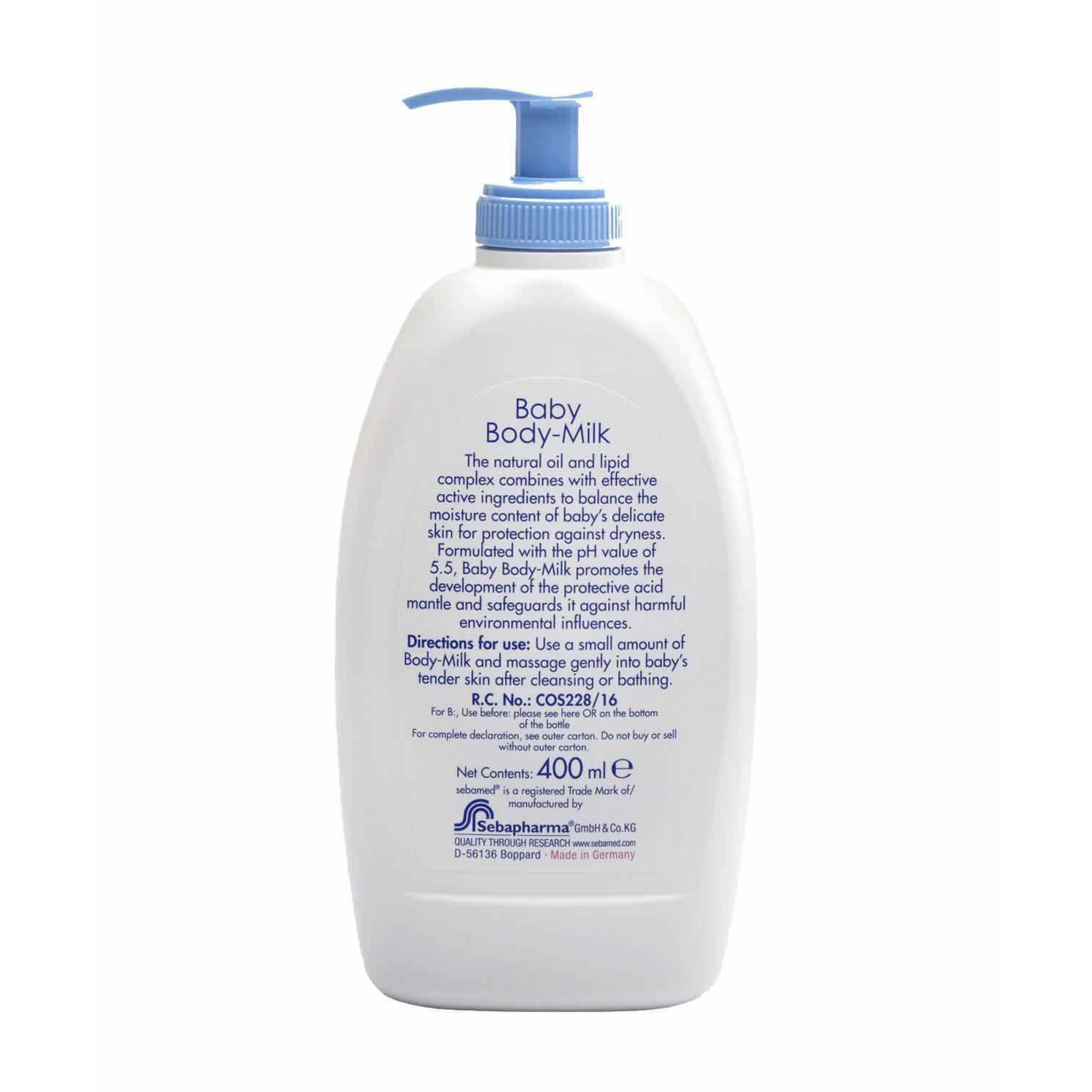 Sebamed Baby Body Milk |pH 5.5|Ideal for dry skin|Daily moisturisation|