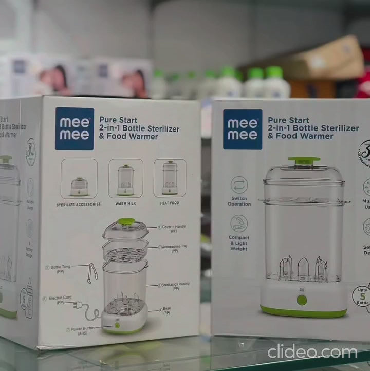 Mee Mee Pure Start 2-in-1 Bottle Sterilizer & Food Warmer