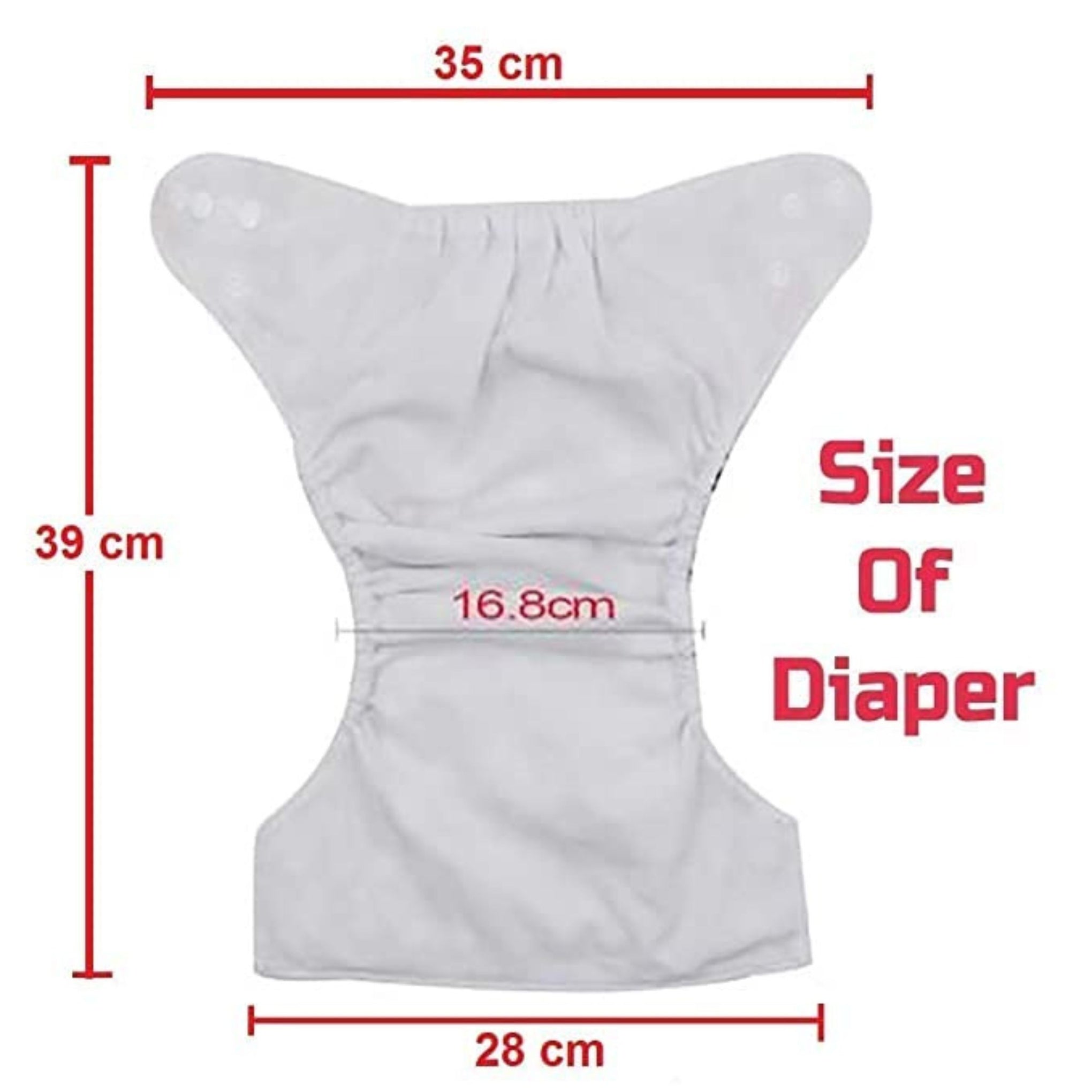 Smile Baby Reusable Cloth Diaper Nappies With Wet-Free Improved 6 Layer Microfiber Inserts for babies | Plain Green Color Reusable Dipper