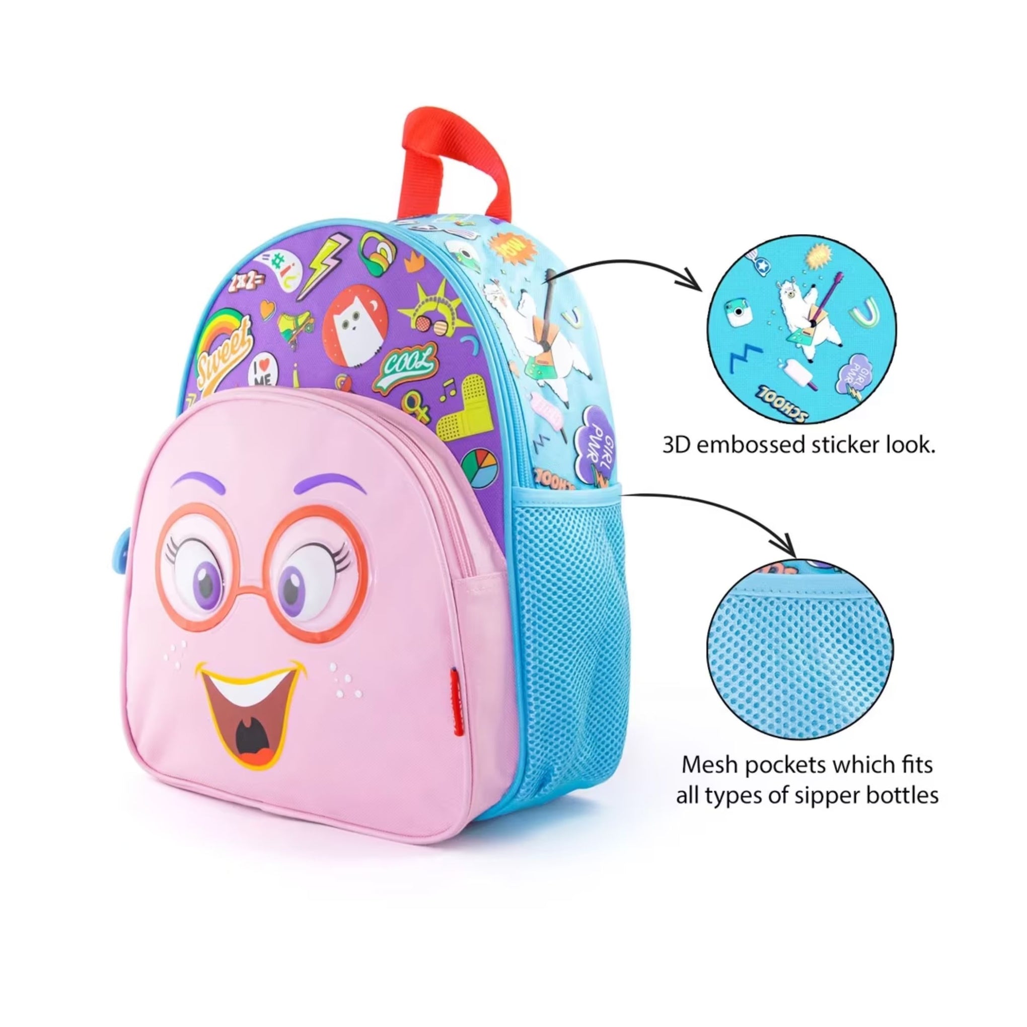 Rabitat Smash School Bag Sizzle, 12 inches, 2Y+