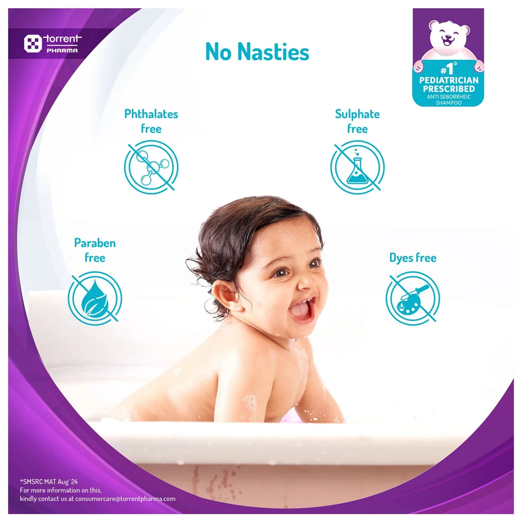CURATIO Baby Shampoo 200ml – Tear-Free, Scalp-Friendly, Dermatologist Approved