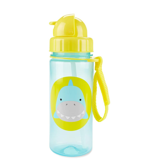 Skip Hop Zoo Straw Bottle Polypropylene - Shark (18 Months to 36 Months)