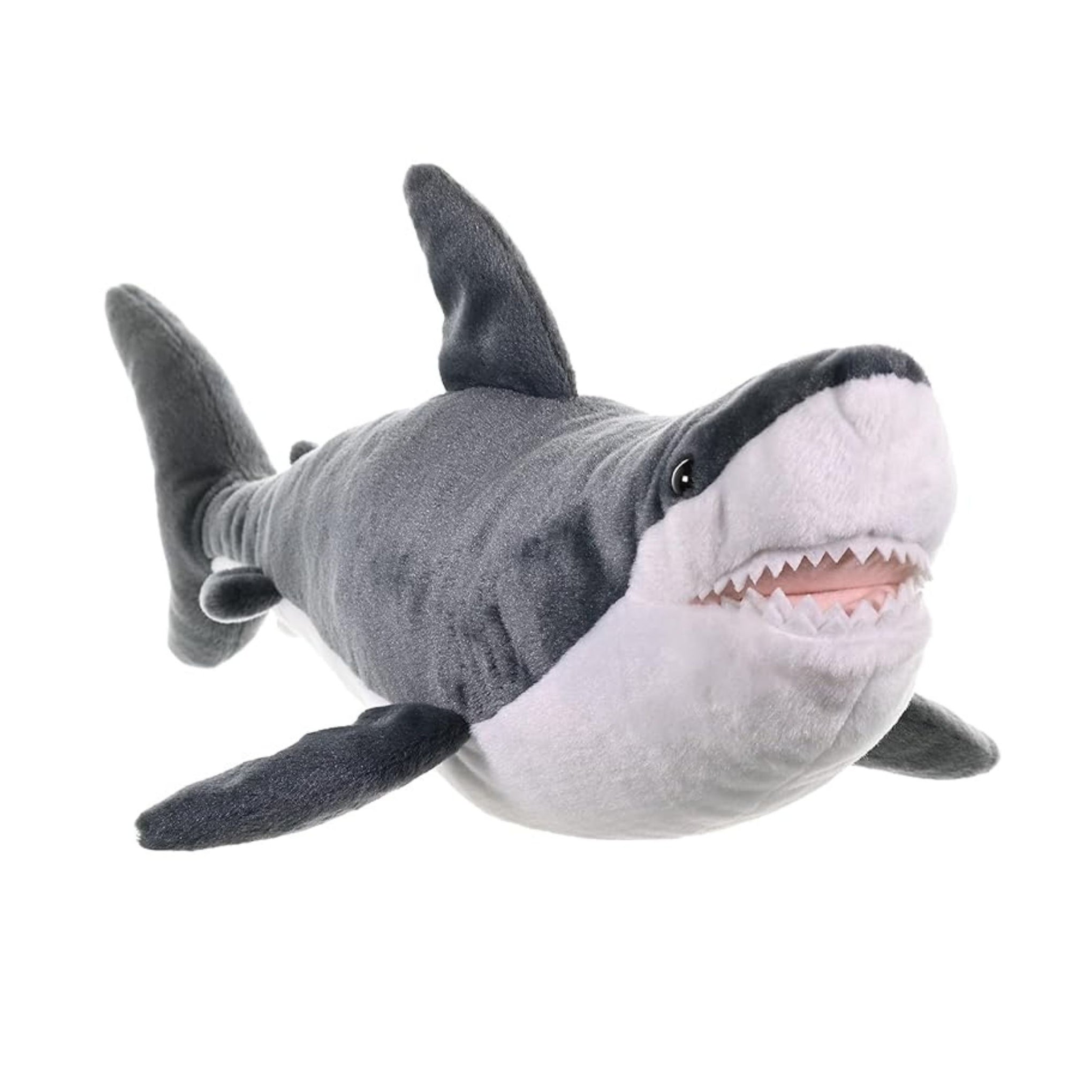 WILD REPUBLIC soft toys CK Shark Great White Adult 15 inch