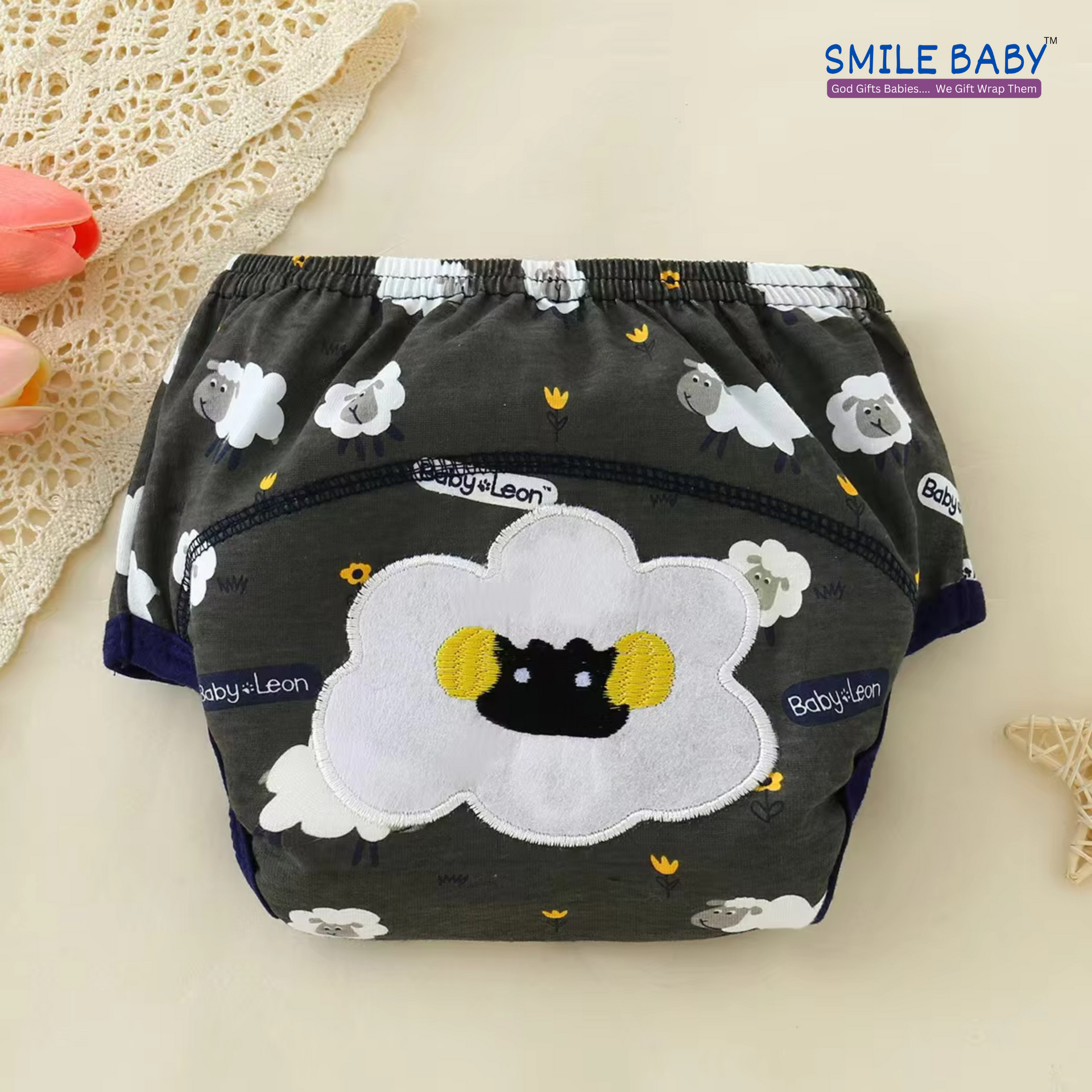Smile Baby Potty Training Pants Boys Girls Training Underwear Reusable (Airplane/Sheep/Truck) PACK OF 3 | 0 to 2 year (2027)
