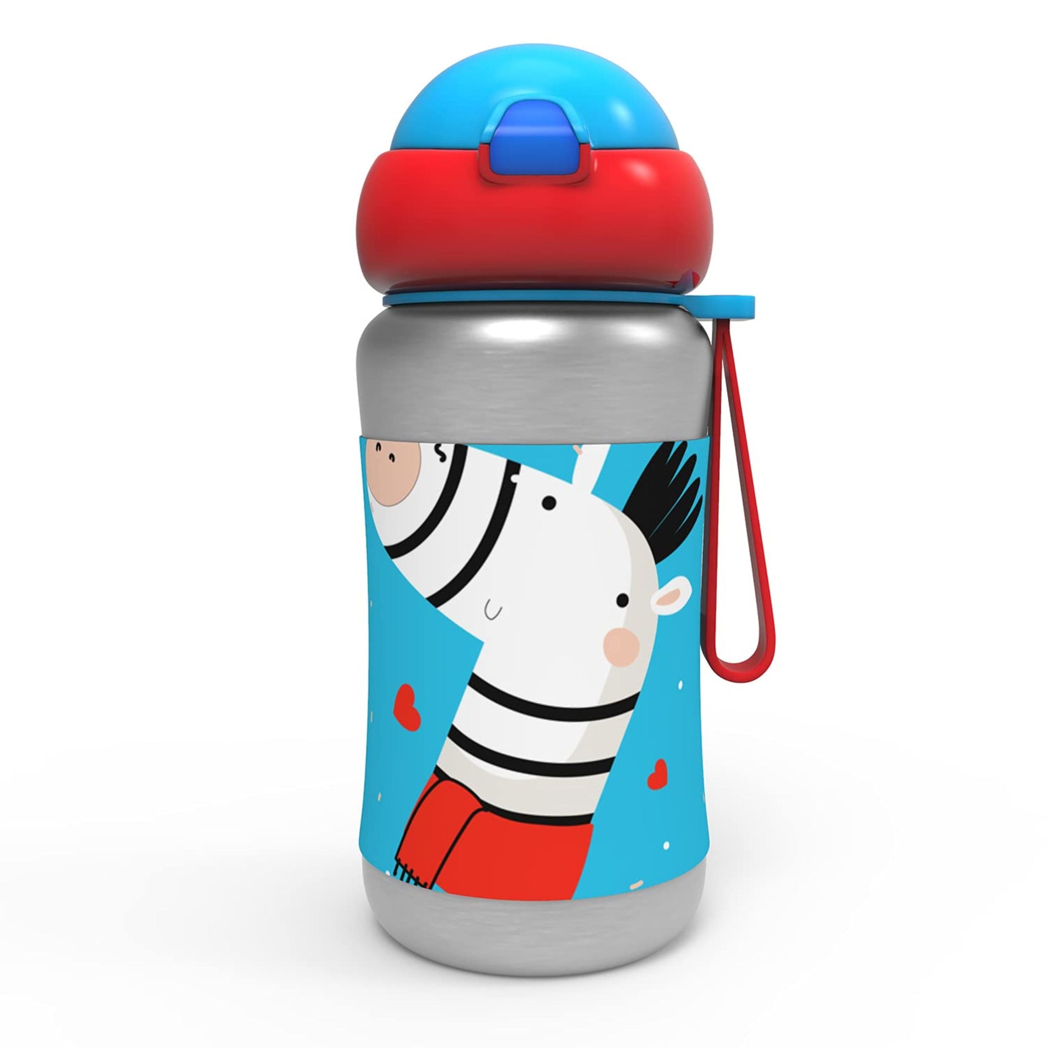 rabitat STEEL PLAY Stainless Steel Water Bottle Totally Adorable 350 ml - 2 years warranty | stainless steel water bottle | steel bottle | water bottle steel