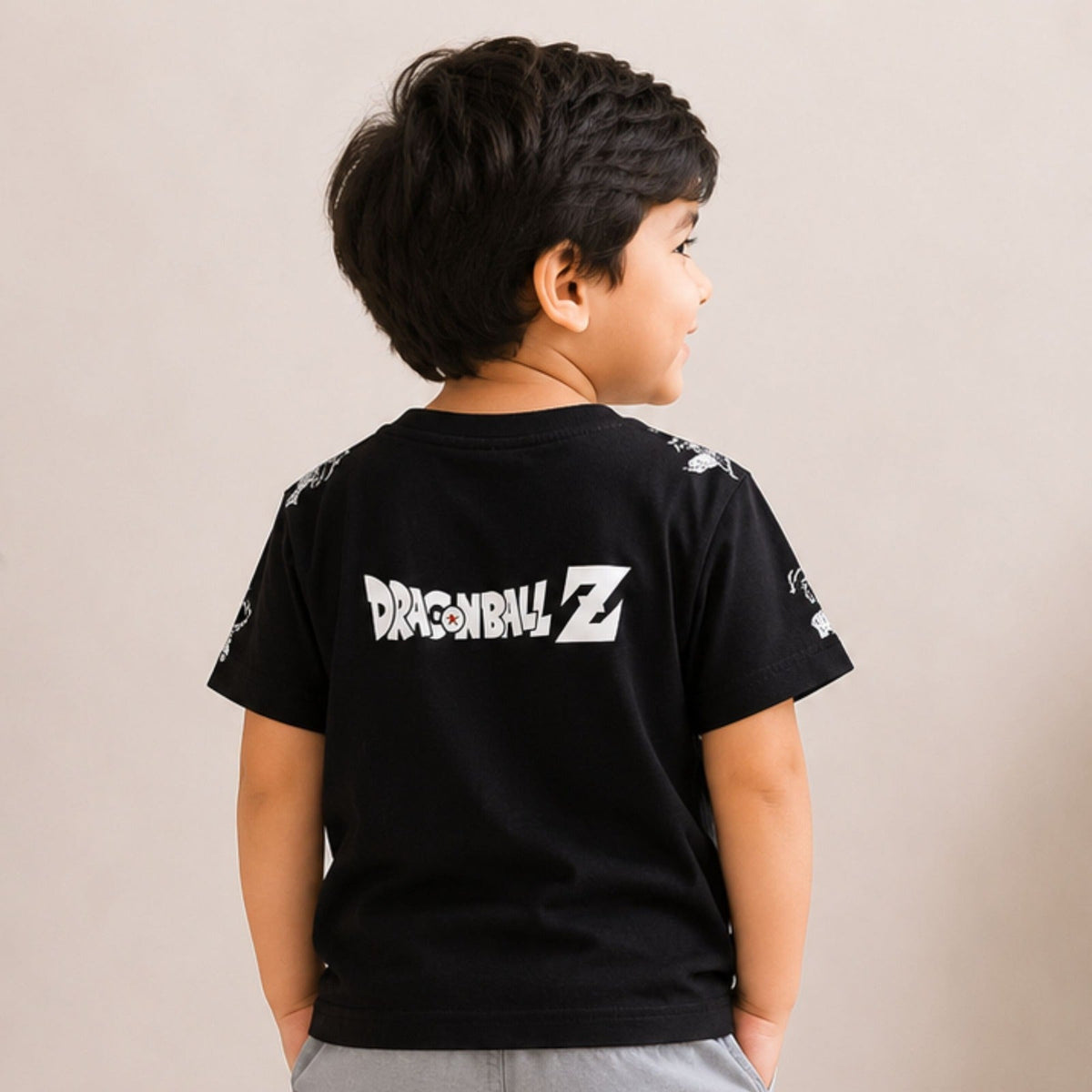 SKETCH Boys Dragon Ball Z Goku Graphic T-Shirt – Black | 18M–12Y - SMILE BABY