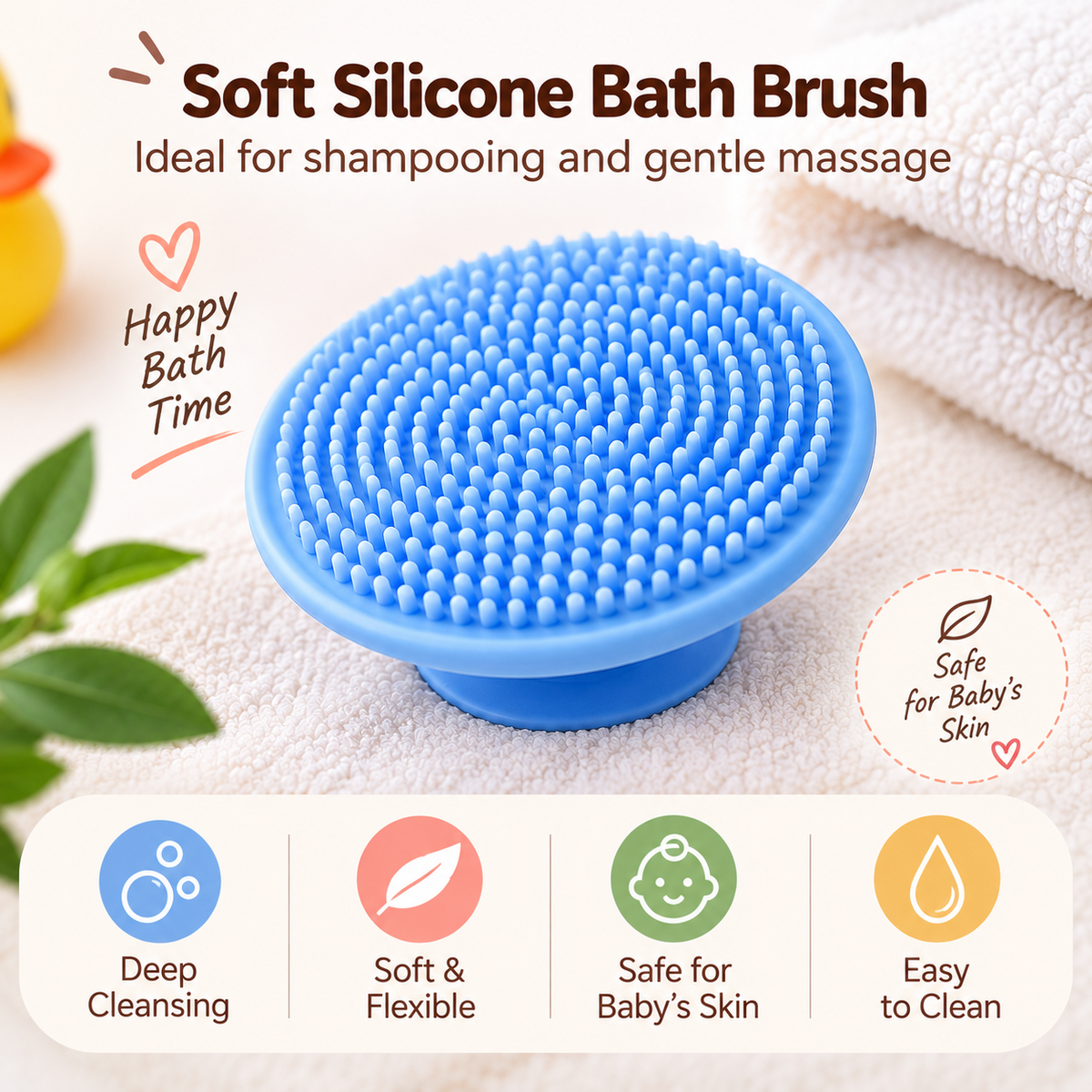 Smile Baby 3-in-1 baby care set product infographic