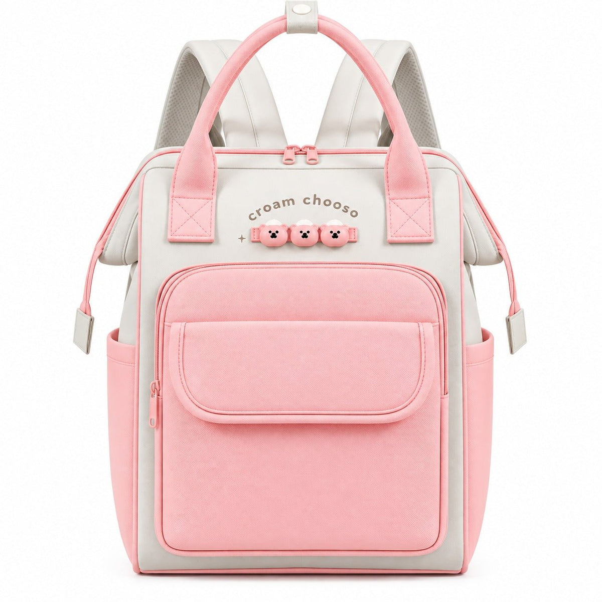 Smile Baby Croam Chooso Multifunctional Baby Diaper Backpack - SMILE BABY