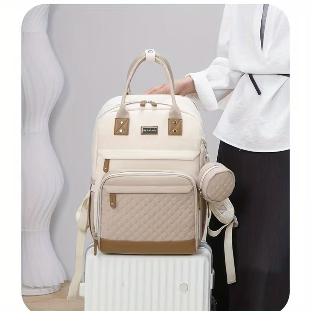 Smile Baby DOUDOUYA Multifunctional Baby Diaper Backpack - SMILE BABY