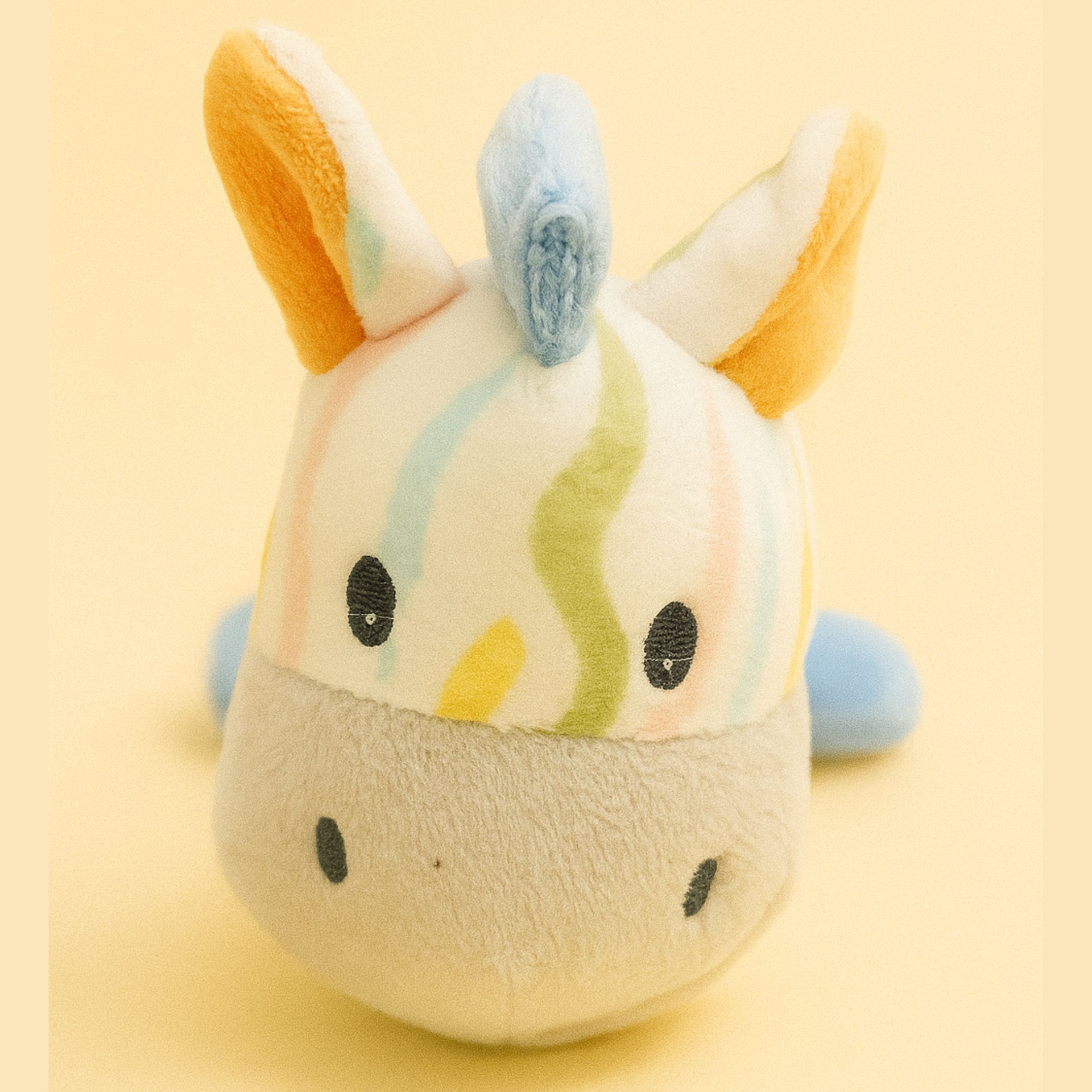 Smile Baby Soft Plush Giraffe Rattle Toy for Newborns | Baby Safe Fabric | Lightweight & Cuddly Animal Toy for Infants