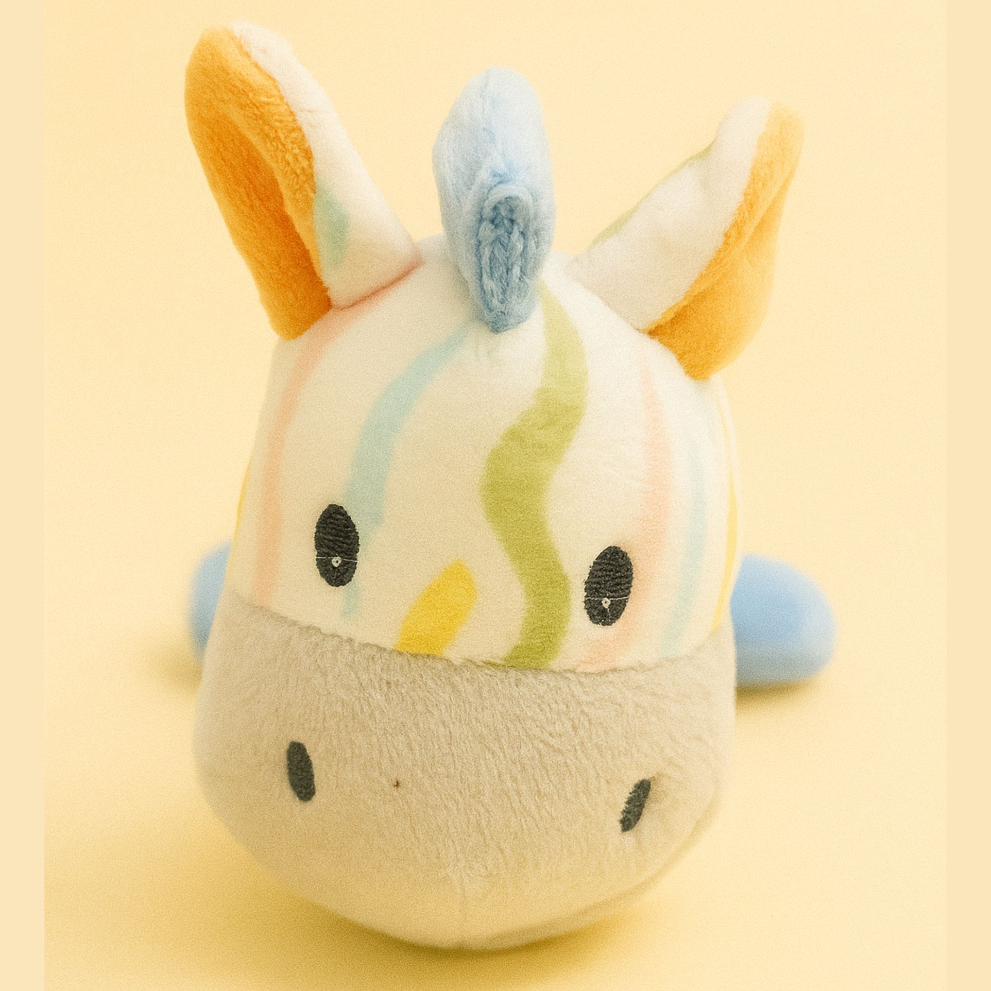 Smile Baby Soft Plush Giraffe Rattle Toy for Newborns | Baby Safe Fabric | Lightweight & Cuddly Animal Toy for Infants