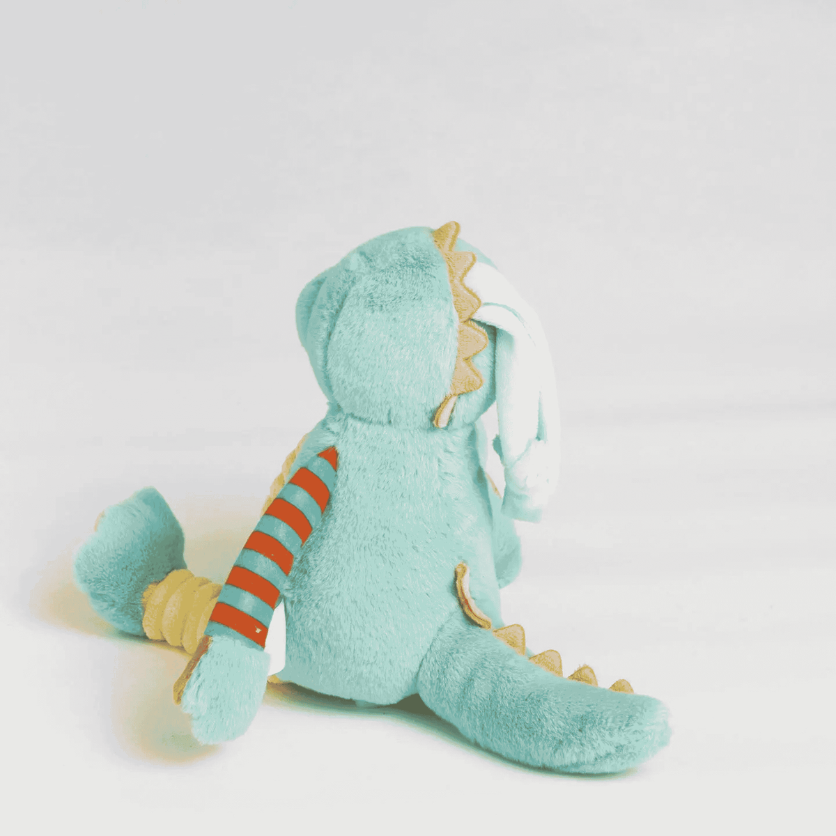 Sunnozy Soft Plush Dinosaur Baby Toy with Easy-Grip Ring | Cuddly Dino Toy