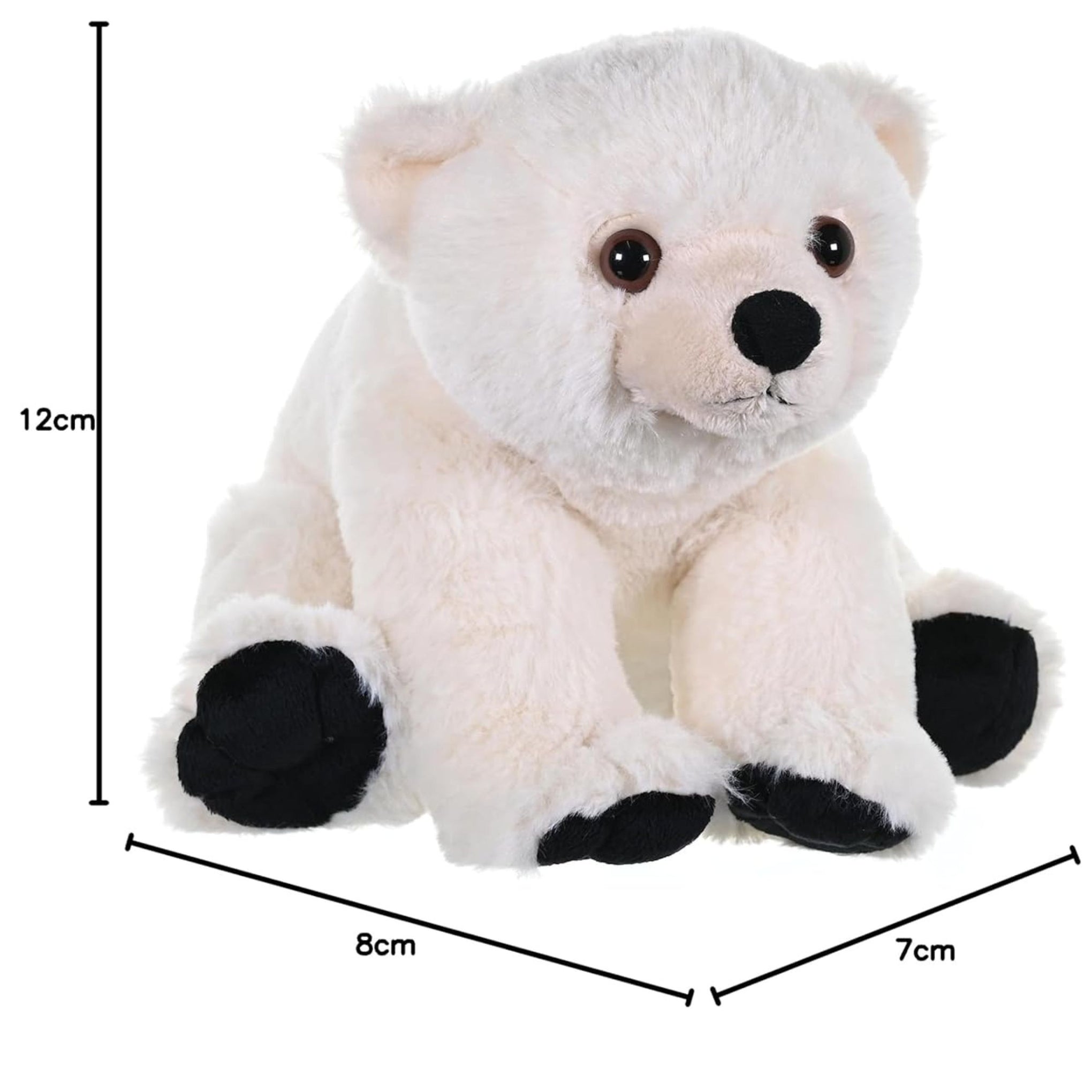 Wild Republic Plush Cuddlekins Polar Bear Baby| Animal | White color | soft toys