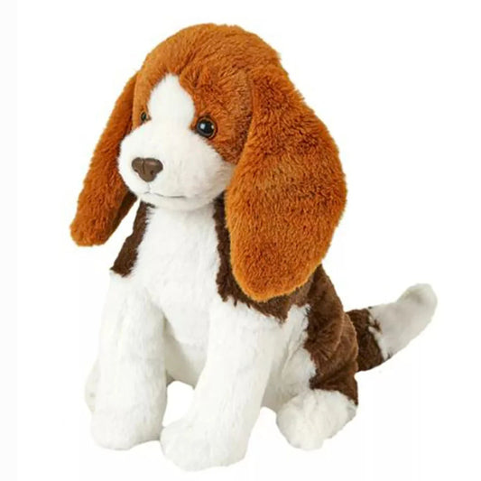 Wild Republic white brown dog | stuffed animals | gift for kids | soft toys animals