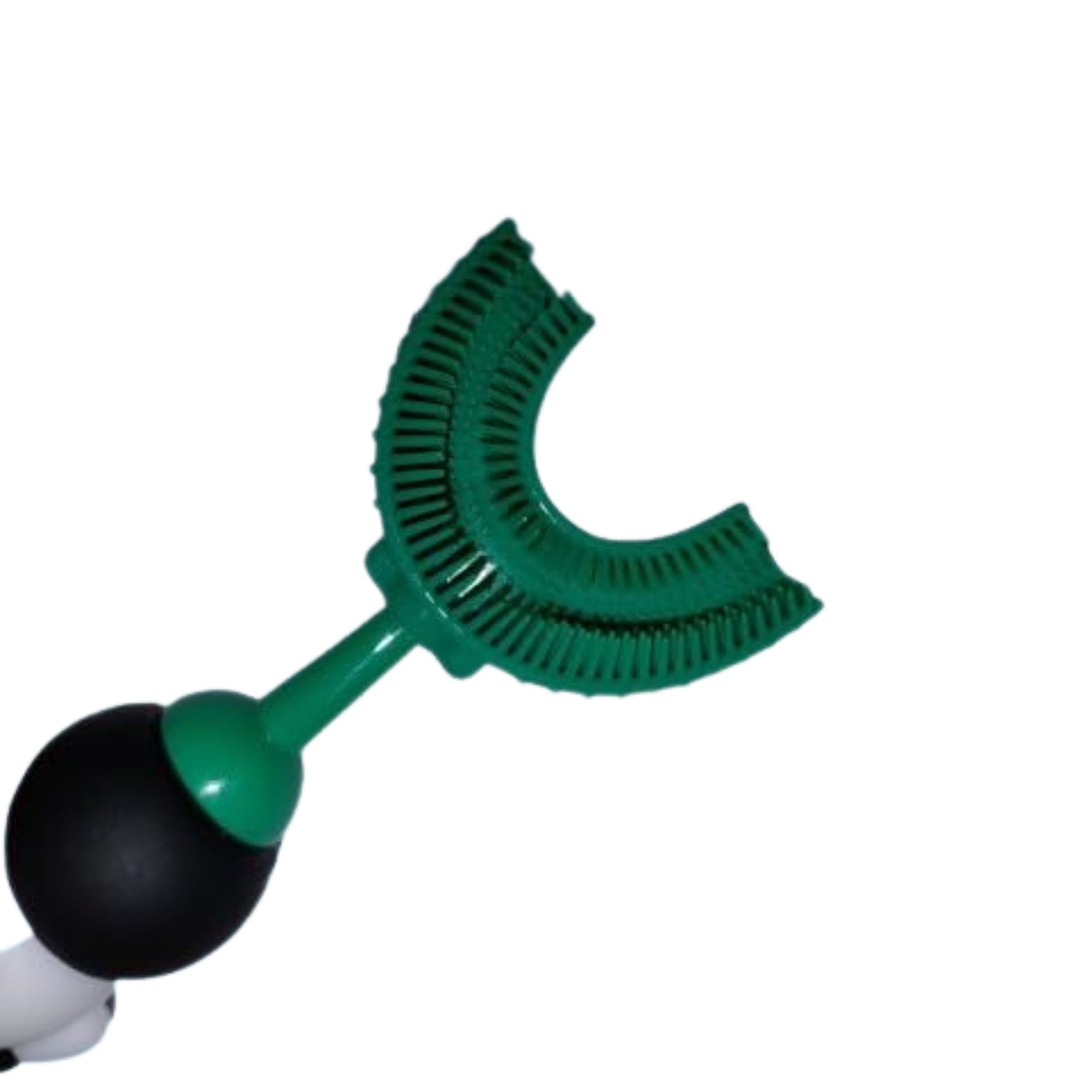 Smile Baby U-Shaped Toothbrush Kids 1 Pec - Toddler Toothbrush With Food Grade Soft Silicone Brush Head, Manual Whole Mouth Toothbrush For Kids Age 2-6, 360° Design (Xastronout,Dark Green)