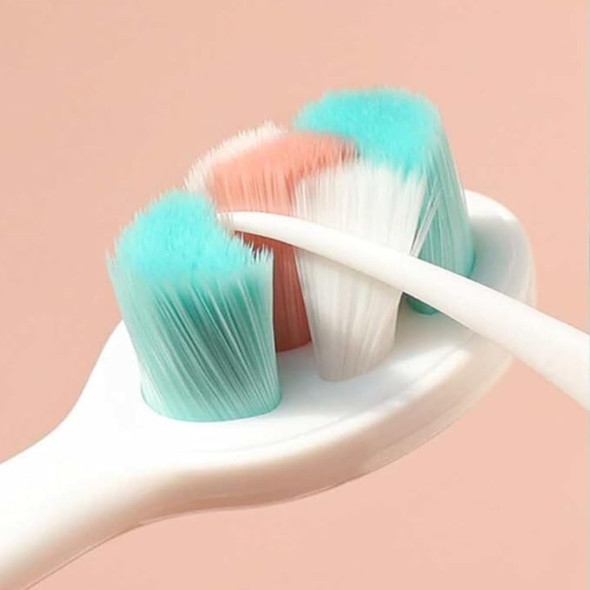 smile baby 3D Cartoon Handle Soft Bristles Toothbrush for Children's with Travel Case 2 To 7 Years (ICE CREAM PINK)