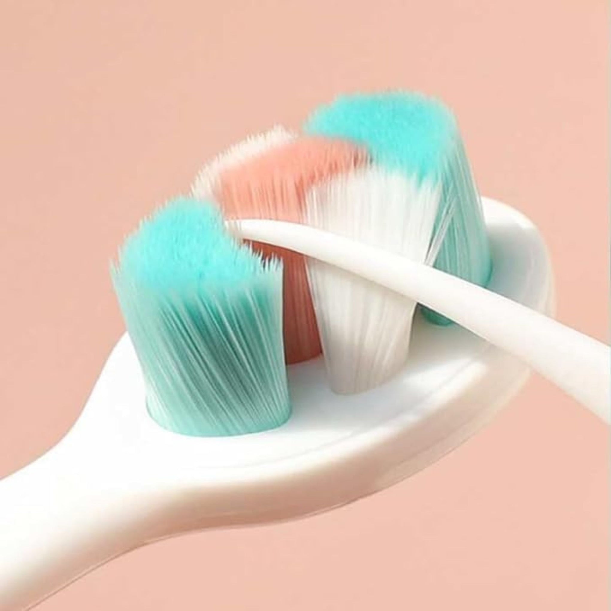 smile baby 3D Cartoon Handle Soft Bristles Toothbrush for Children's with Travel Case 2 To 7 Years (ICE CREAM PINK)